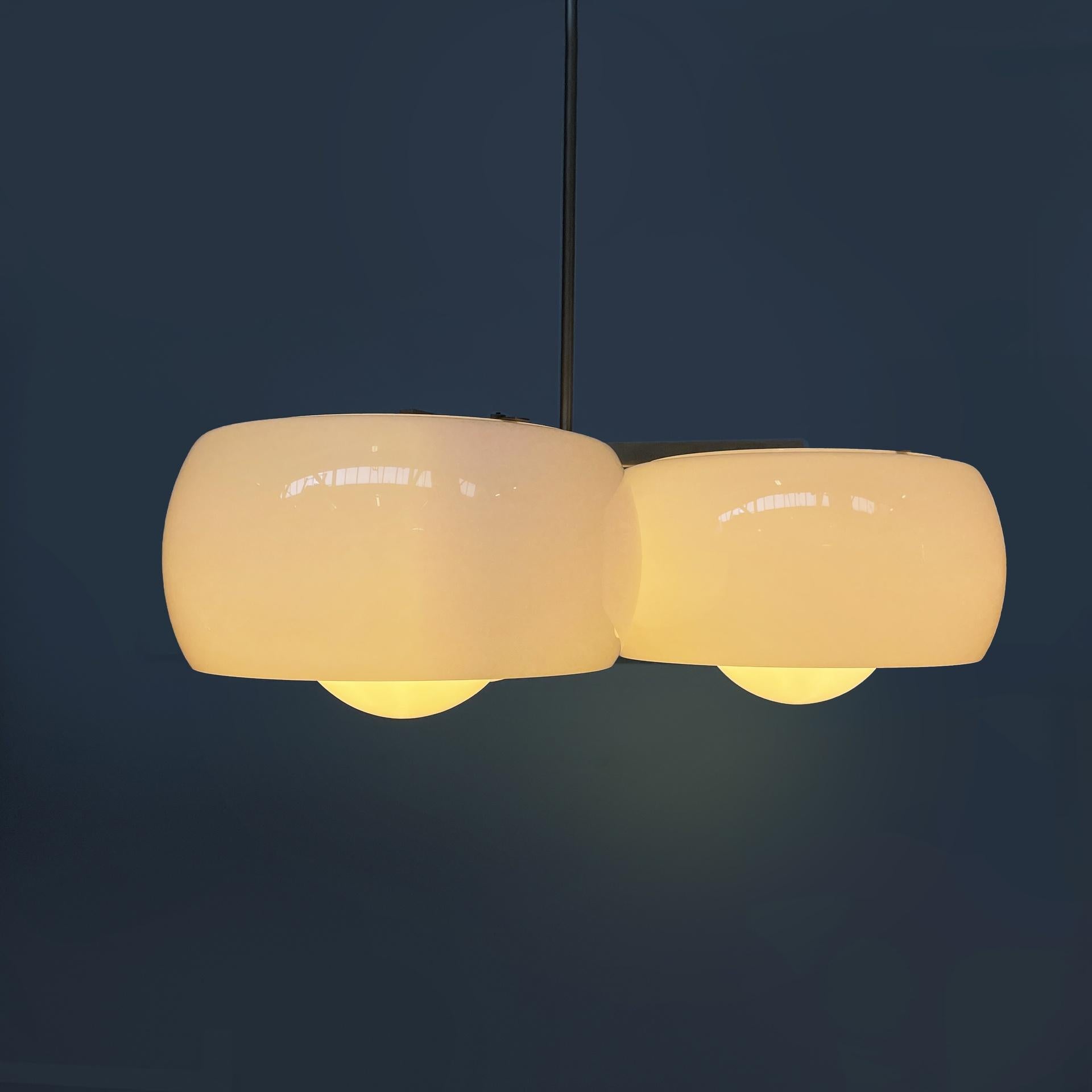 Italienischer Kronleuchter der Mitte des Jahrhunderts Triclinio Magistretti Artemide, 1970er Jahre (Moderne der Mitte des Jahrhunderts) im Angebot