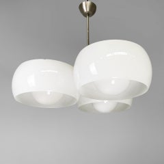 Italian mid-century modern chandelier Triclinio Magistretti Artemide
