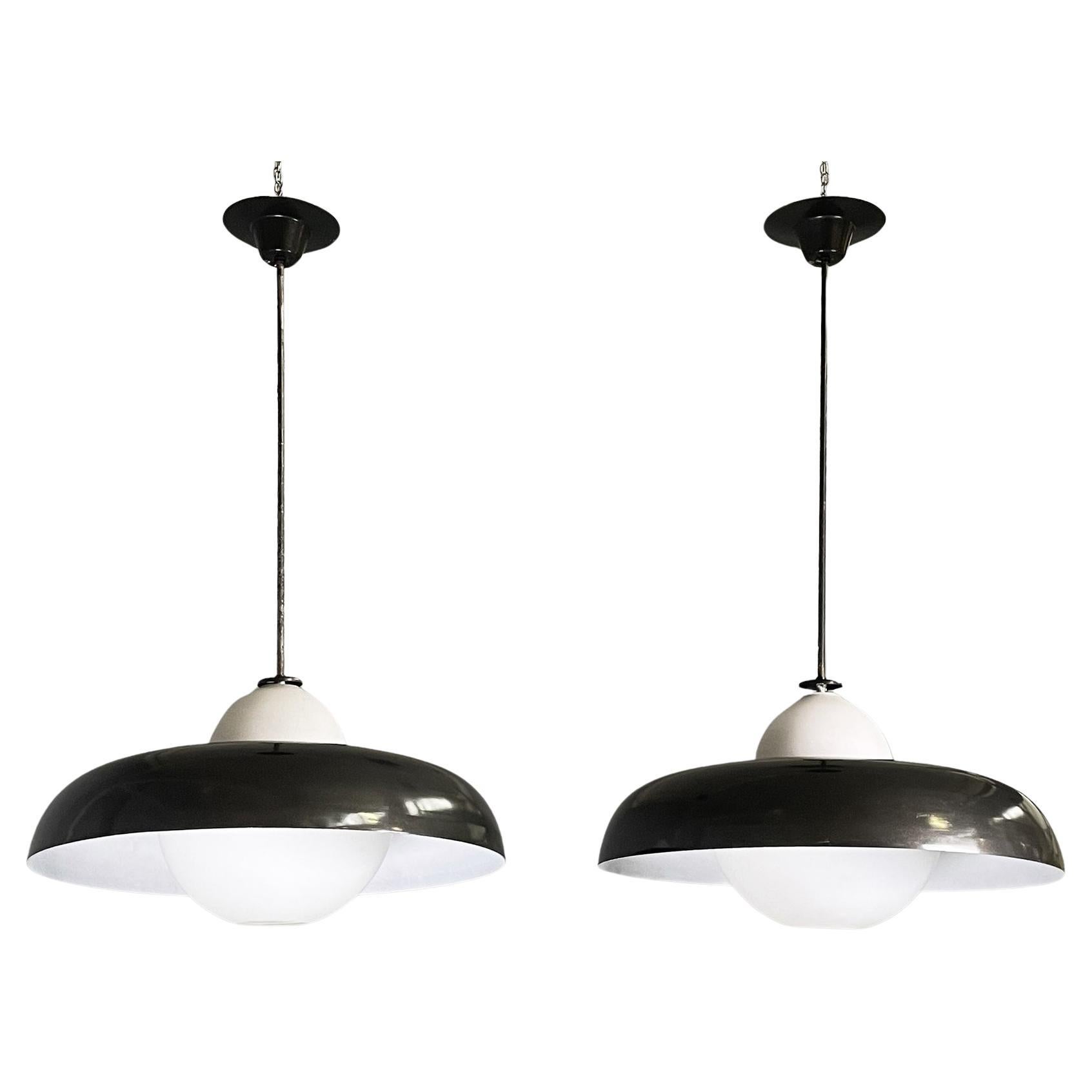 Italian mid-century modern chandeliers LS8 Caccia Dominioni Azucena 1960s in vendita