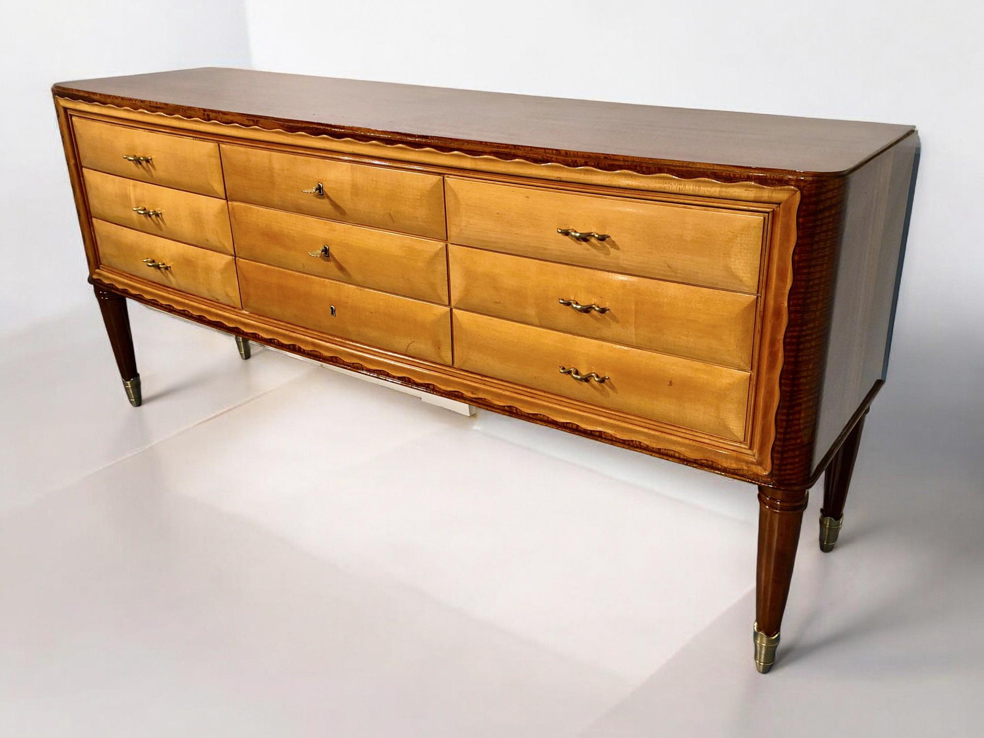 Italienische Mid-Century-Modern-Kommode von Paolo Buffa, 1950er Jahre im Angebot 11