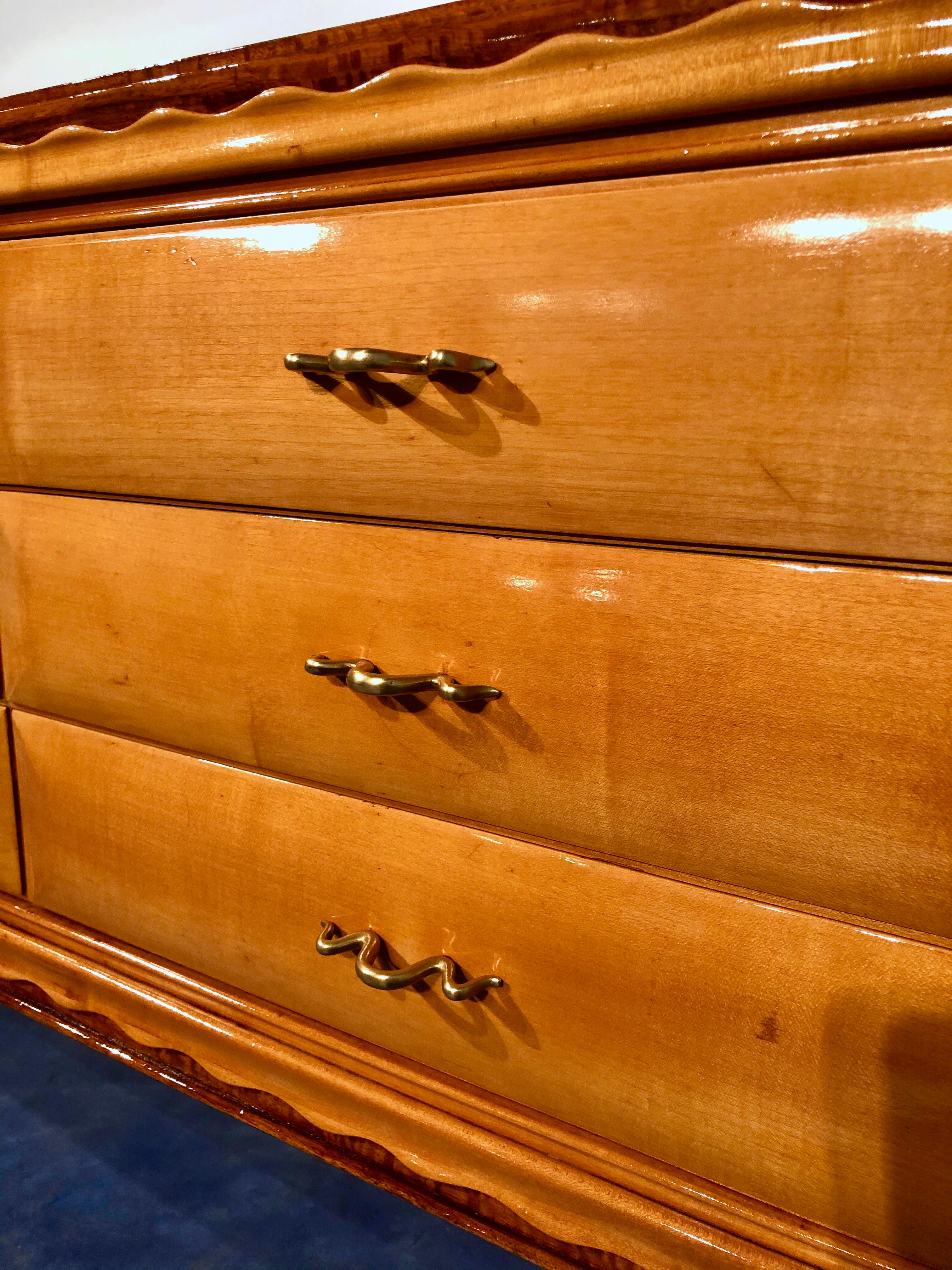 Italian Mid-Century Modern Chest of Drawers by Paolo Buffa, 1950s For Sale 13