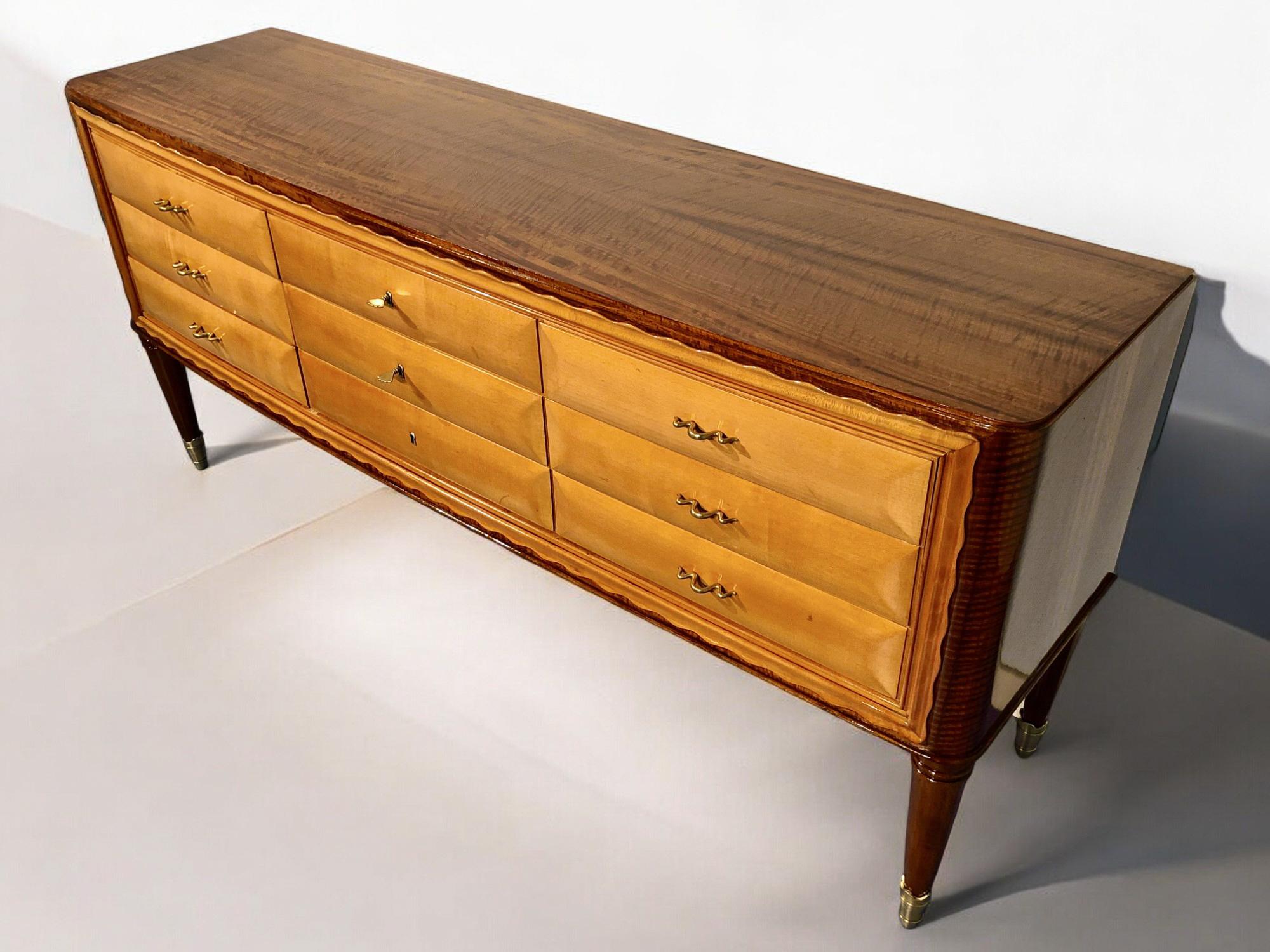 Italienische Mid-Century-Modern-Kommode von Paolo Buffa, 1950er Jahre im Angebot 1