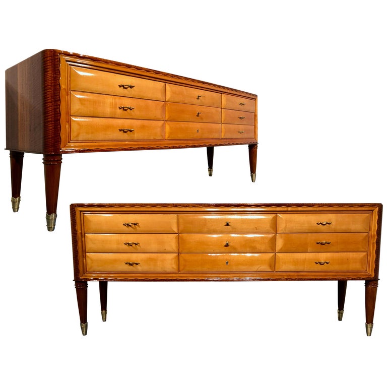 Italian Mid-Century Modern Chest of Drawers by Paolo Buffa, 1950s For Sale