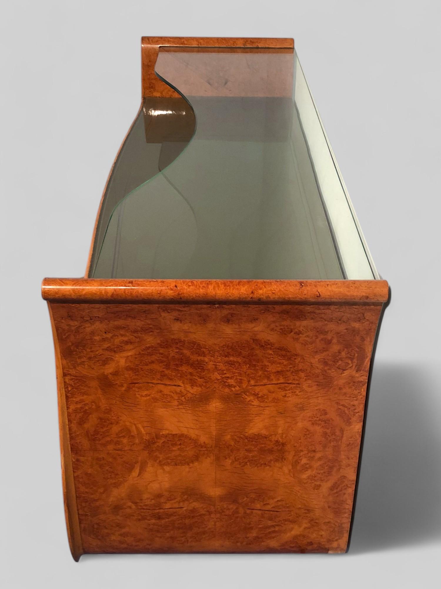 Italian Mid-Century Modern Chest of Drawers in Birch Briar Root, 1950s For Sale 4