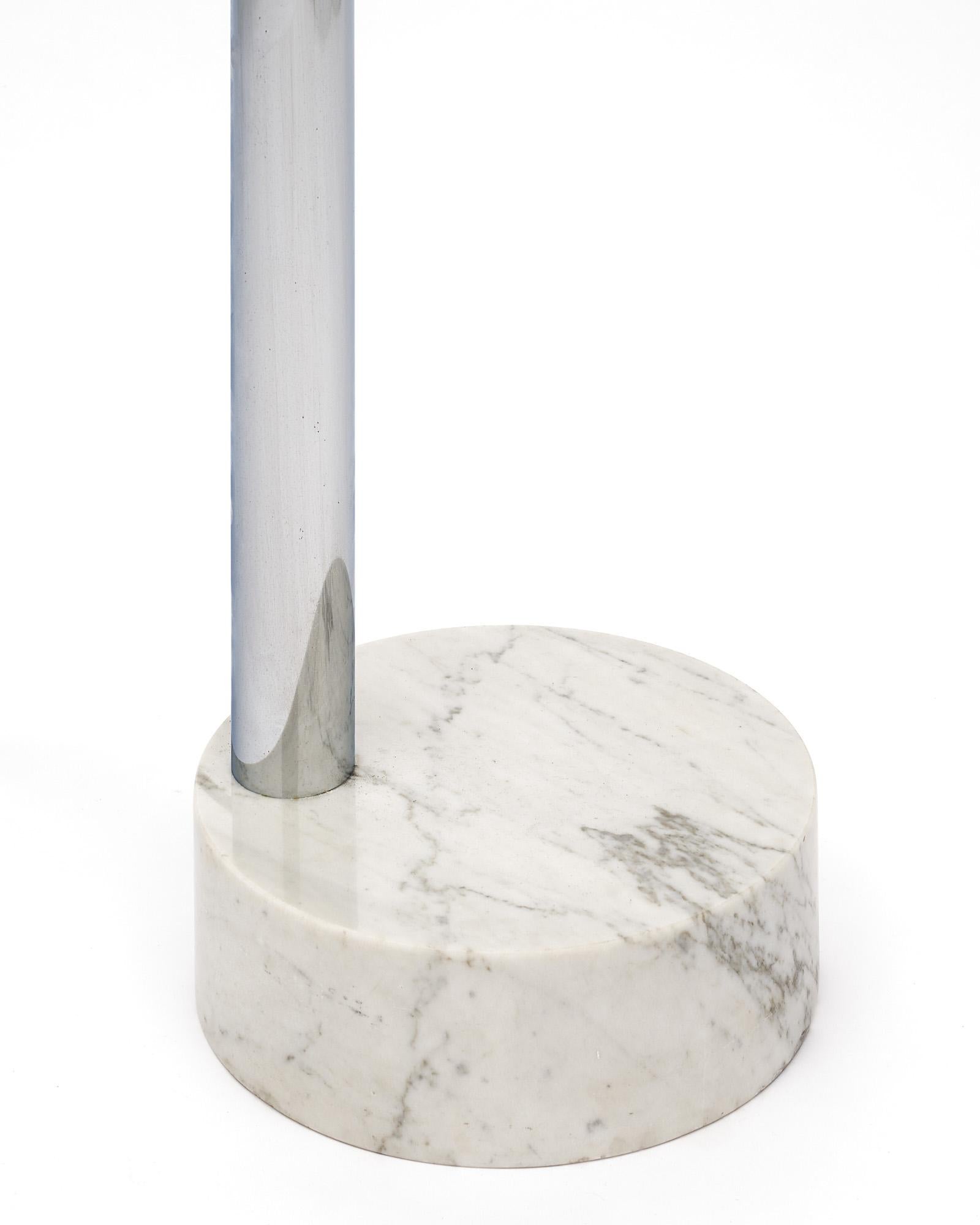 Italian, Mid-Century Modern Chrome Floor Lamp by Guzzini For Sale 3