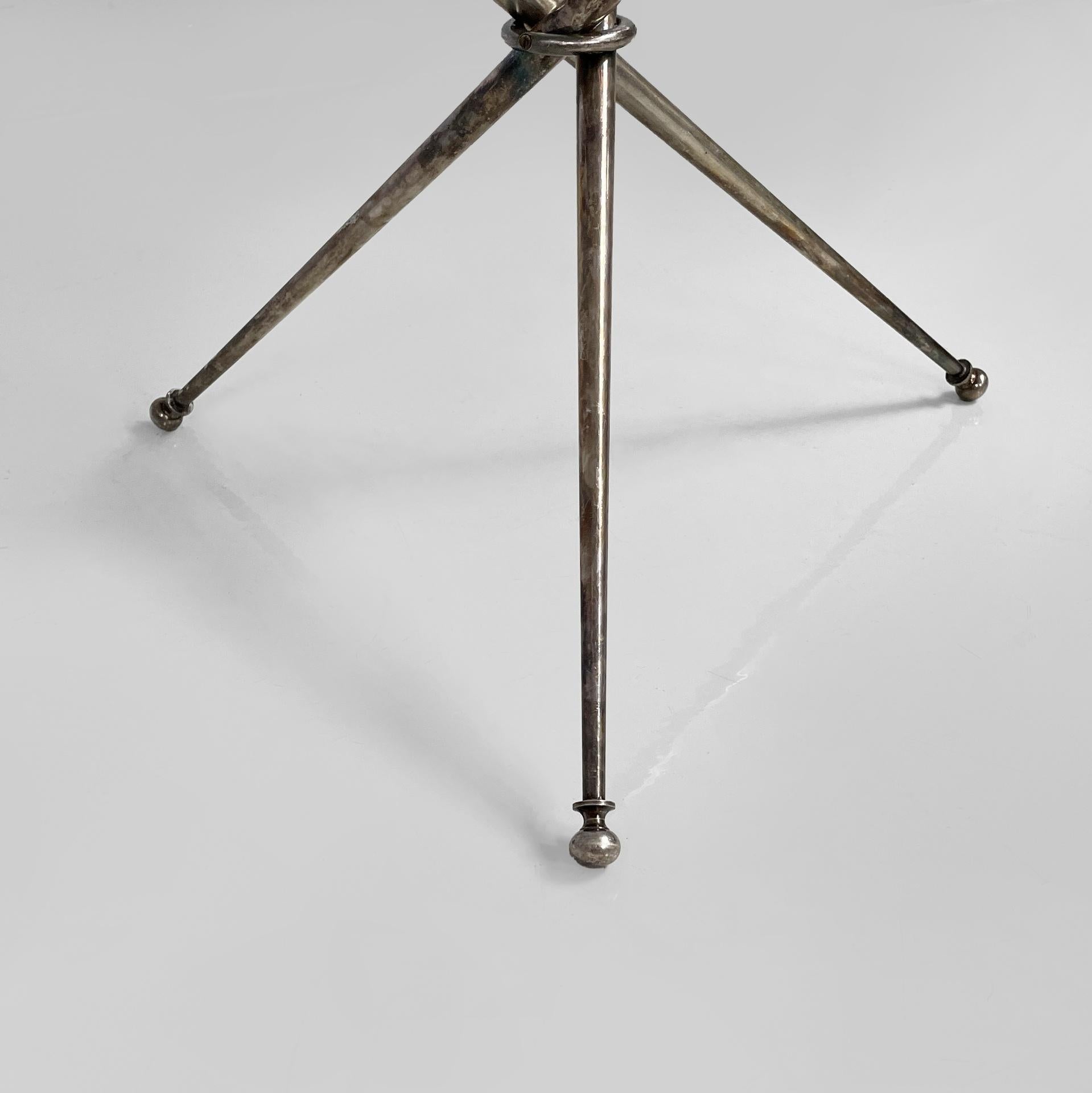 Table basse moderne italienne du milieu du siècle en verre et métal bruni, années 1960 en vente 9
