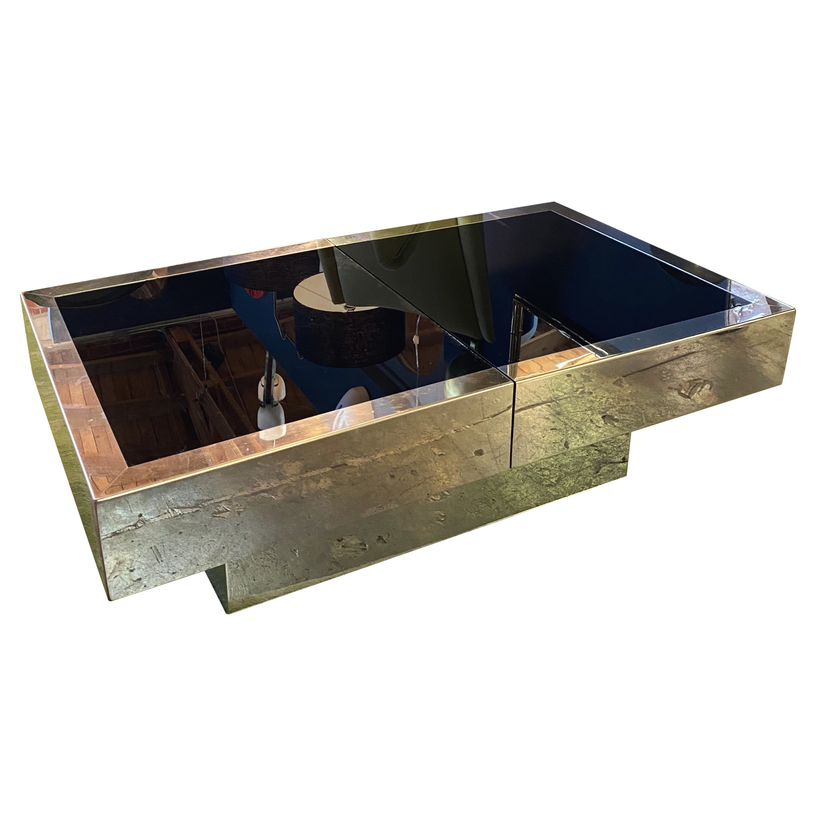 Italian Mid-Century Modern Coffee Table by Willy Rizzo 1970