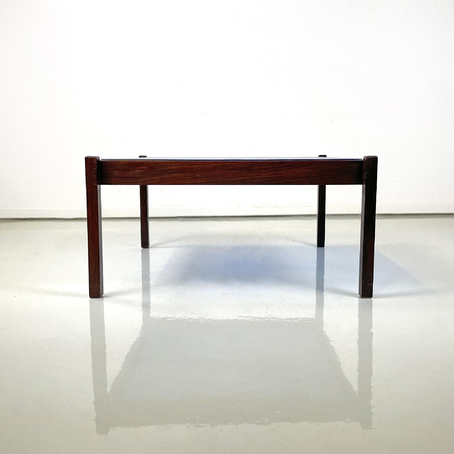 Mid-20th Century Italian mid-century modern coffee table, Gianfranco Frattini for Bernini, 1960s For Sale