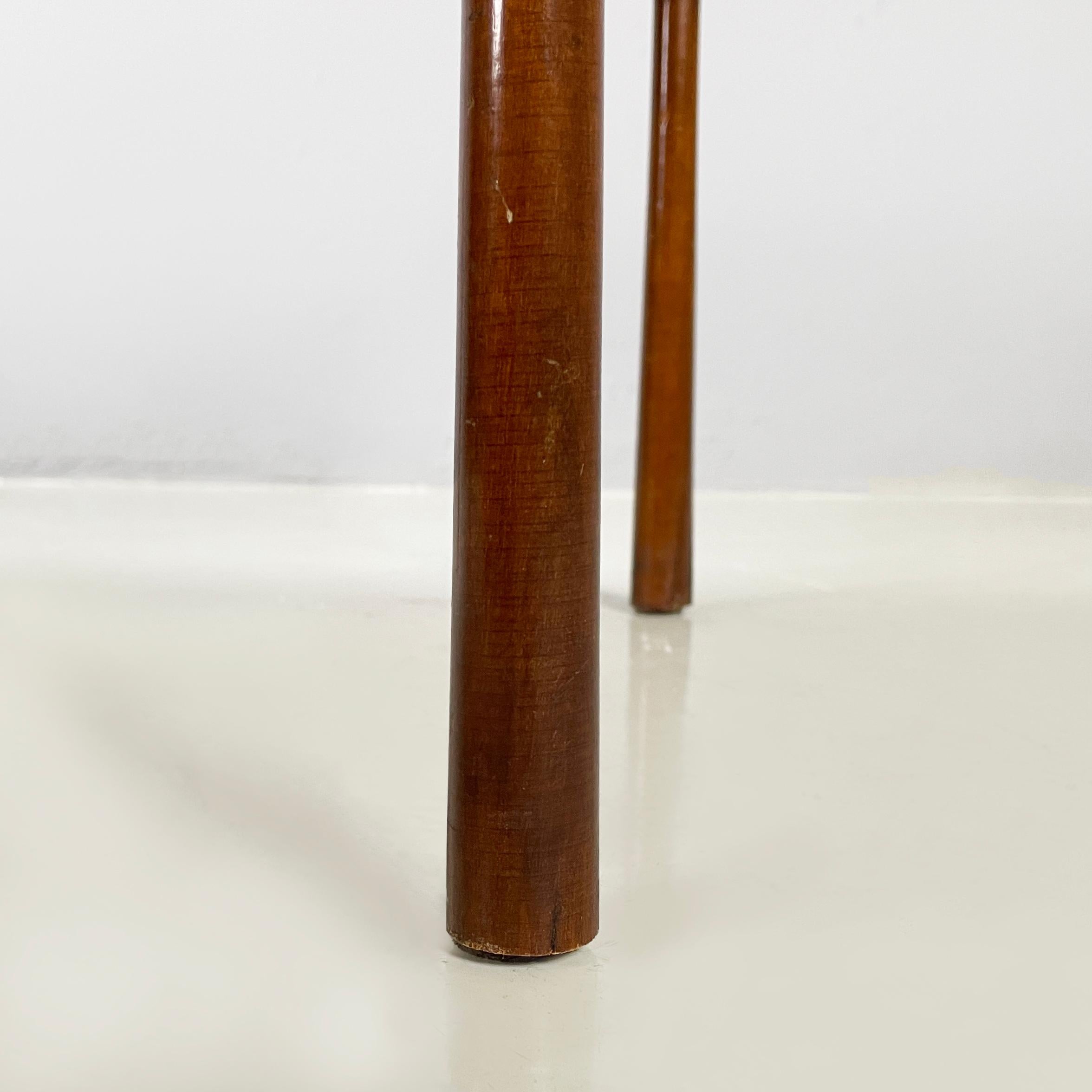 Mesa de centro italiana moderna de mediados de siglo con tablero extensible de madera, años 60 en venta 12