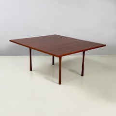 Italian mid-century modern Coffee table with extendable top in wood, 1960s