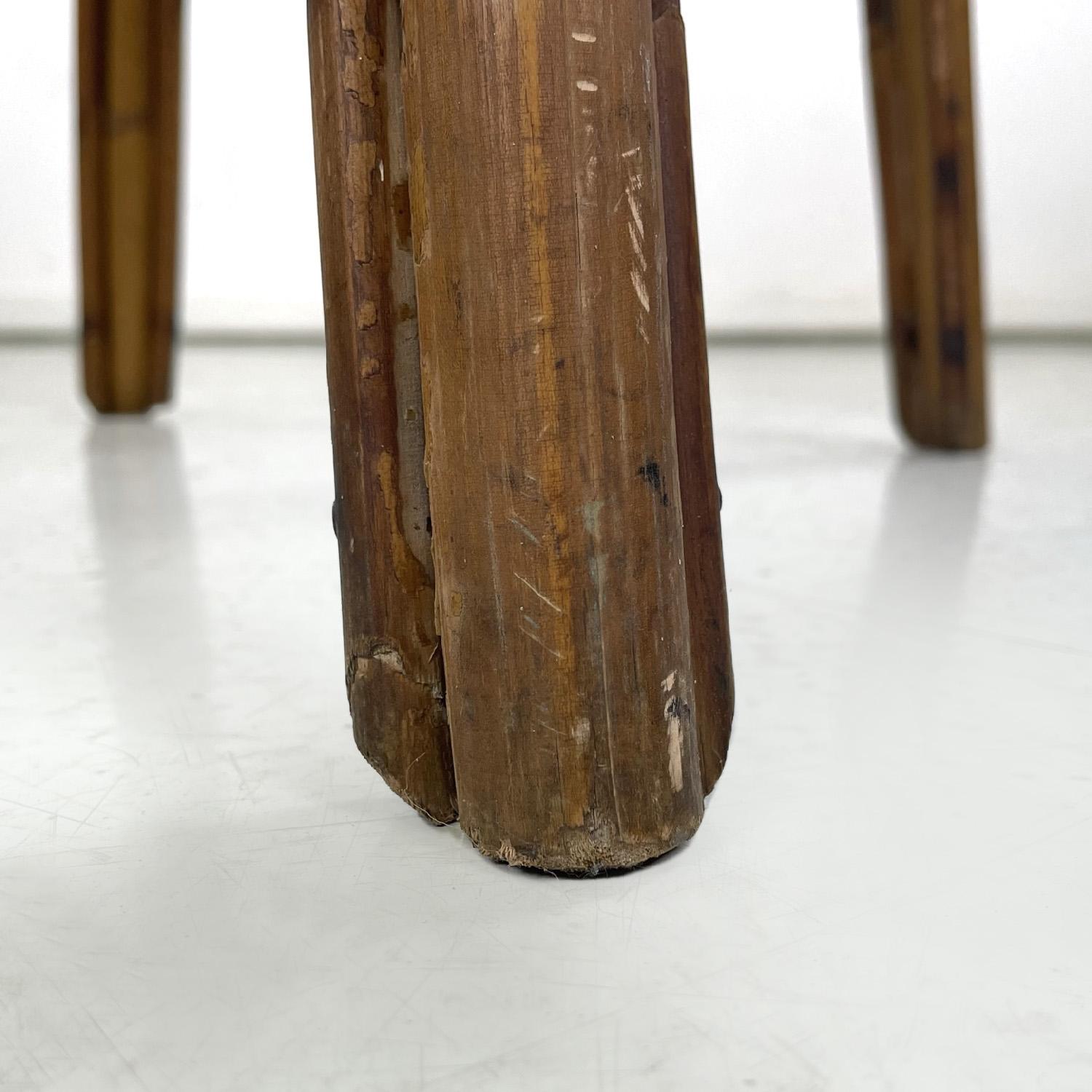 Italienische moderne Couchtische aus Bambus und Aluminium aus der Mitte des Jahrhunderts, 1960er Jahre im Angebot 3