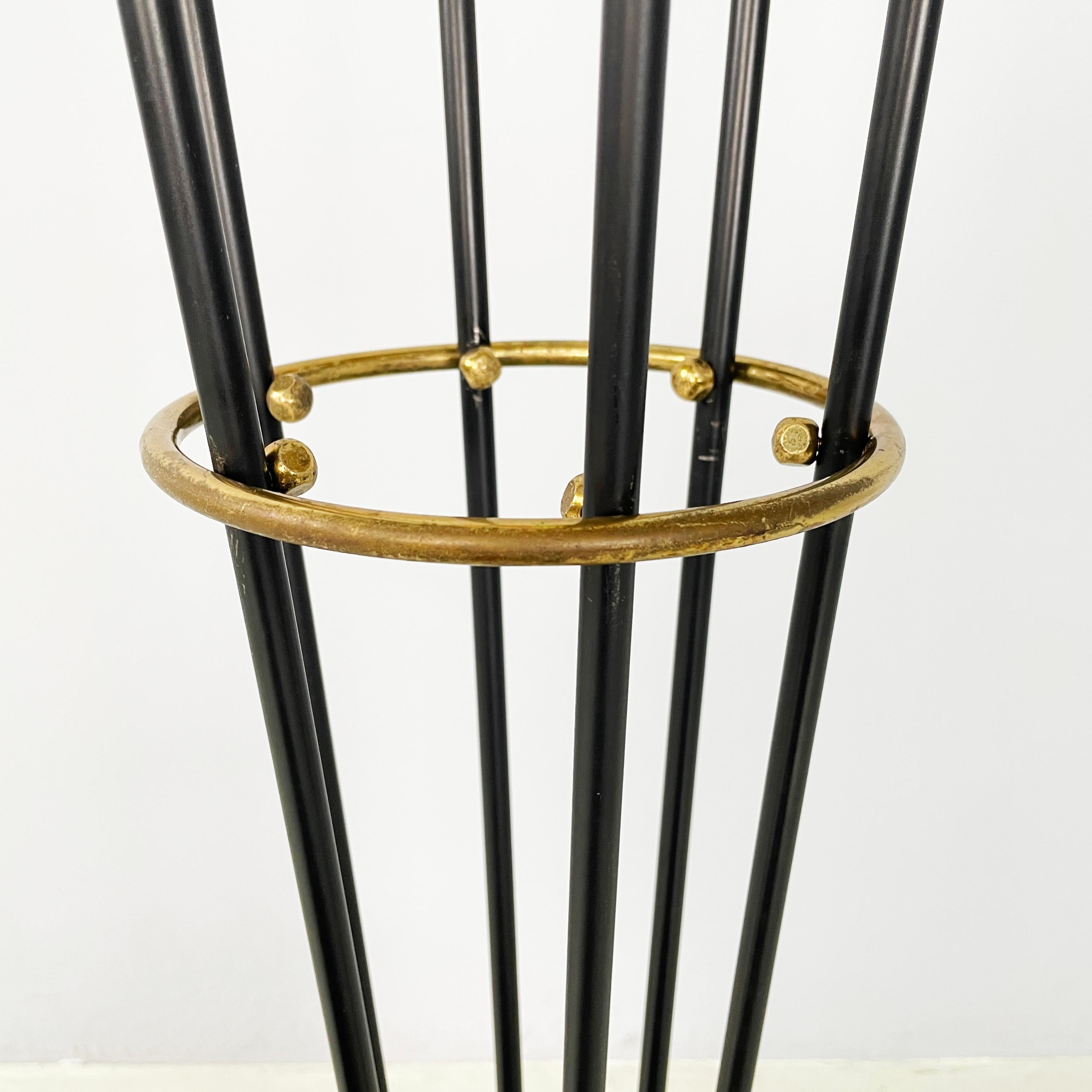 Italian mid-century modern Colored glass Floor lamp Alberello by Stilnovo, 1950s 6