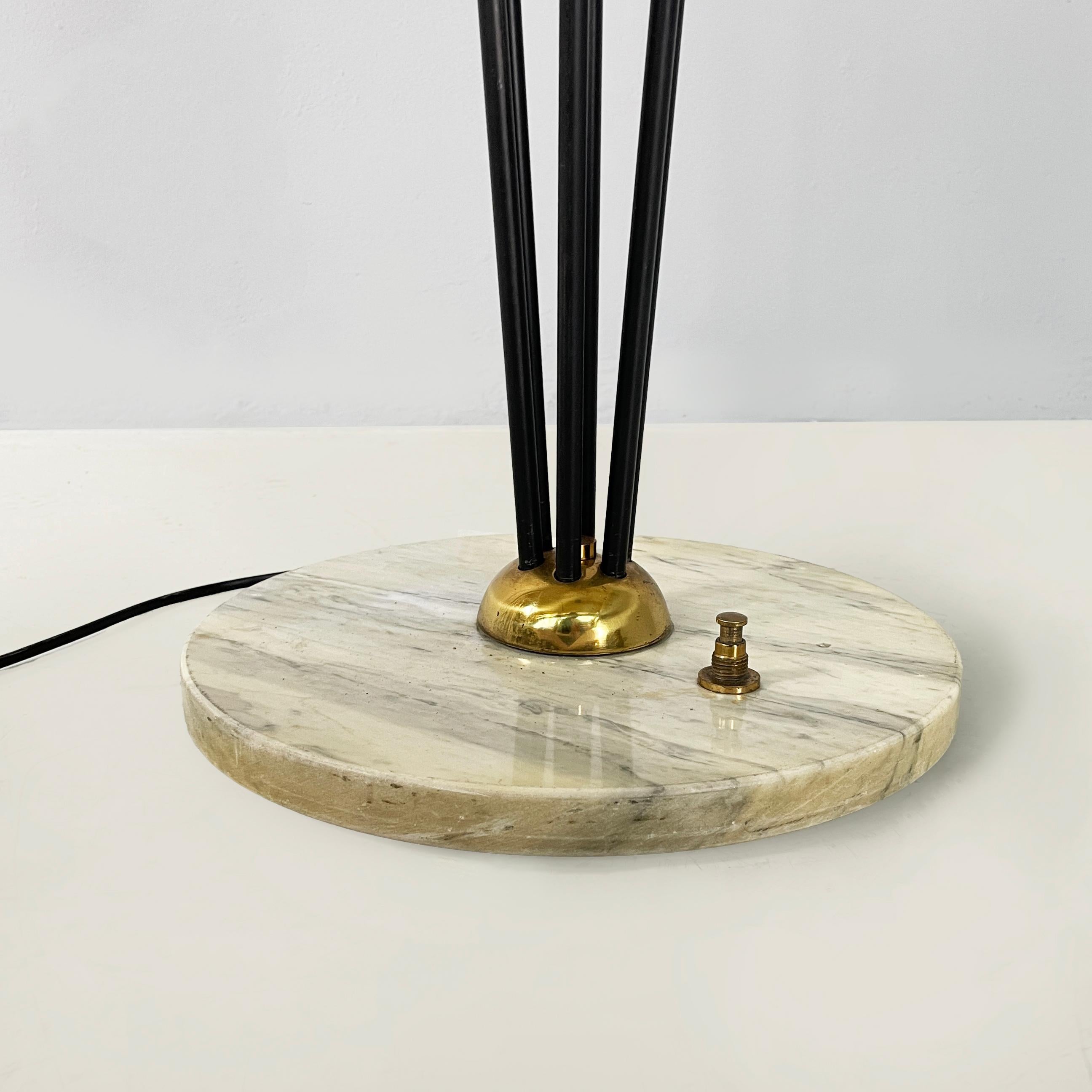 Italian mid-century modern Colored glass Floor lamp Alberello by Stilnovo, 1950s 10