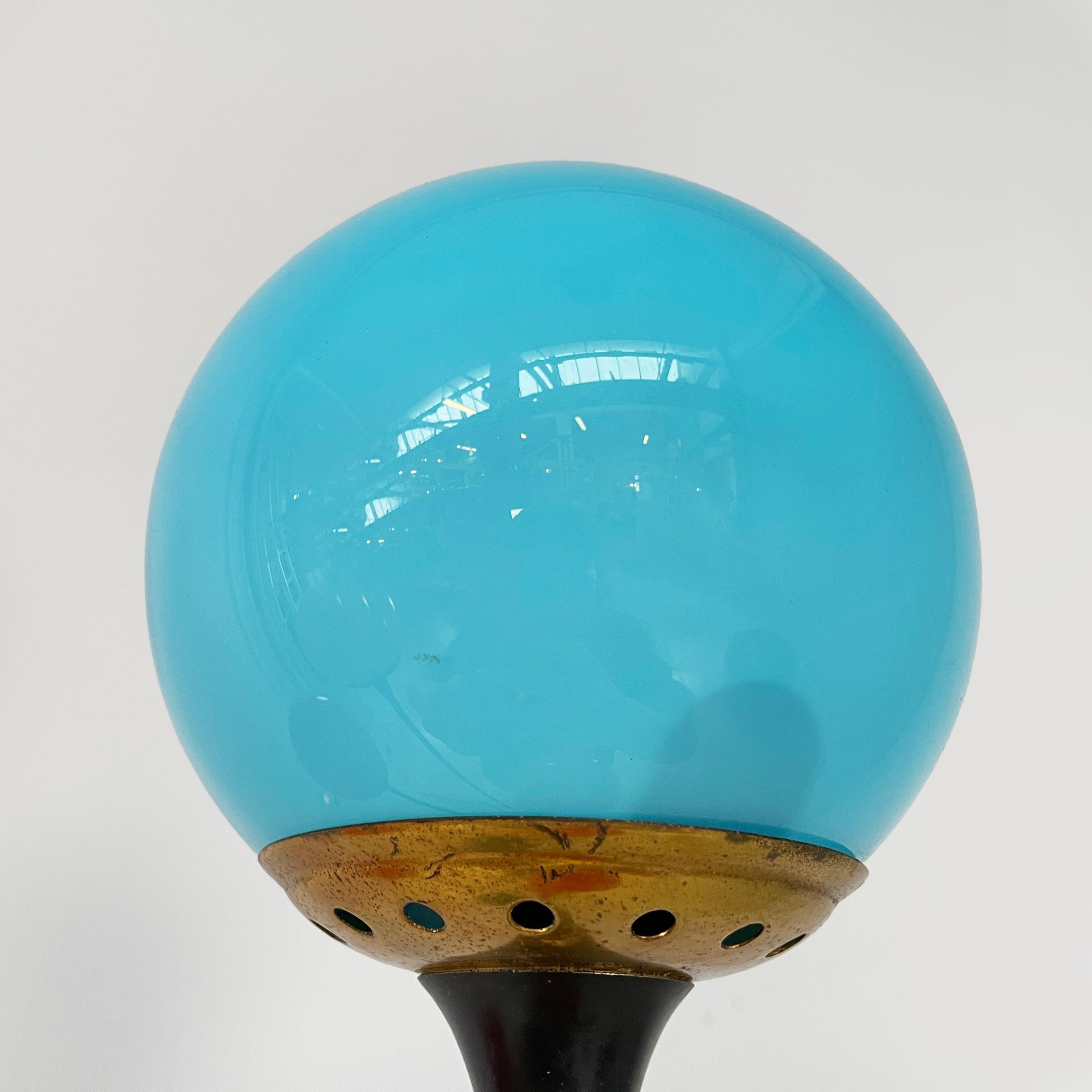 Italian mid-century modern Colored glass Floor lamp Alberello by Stilnovo, 1950s 2
