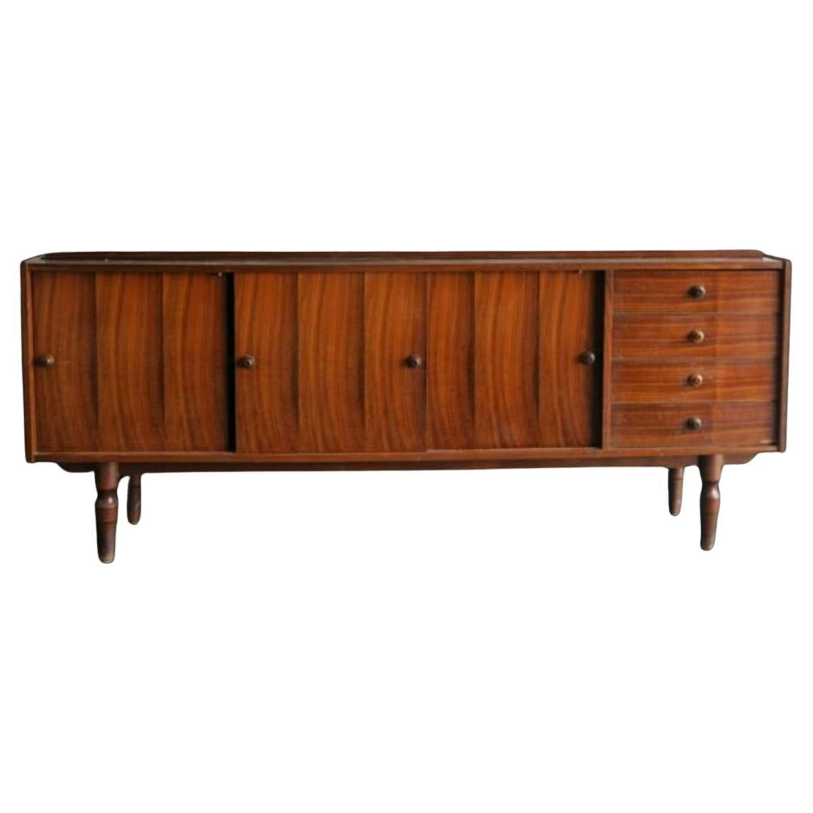 Crédence/commode/bureau italien moderne du milieu du siècle en vente 1