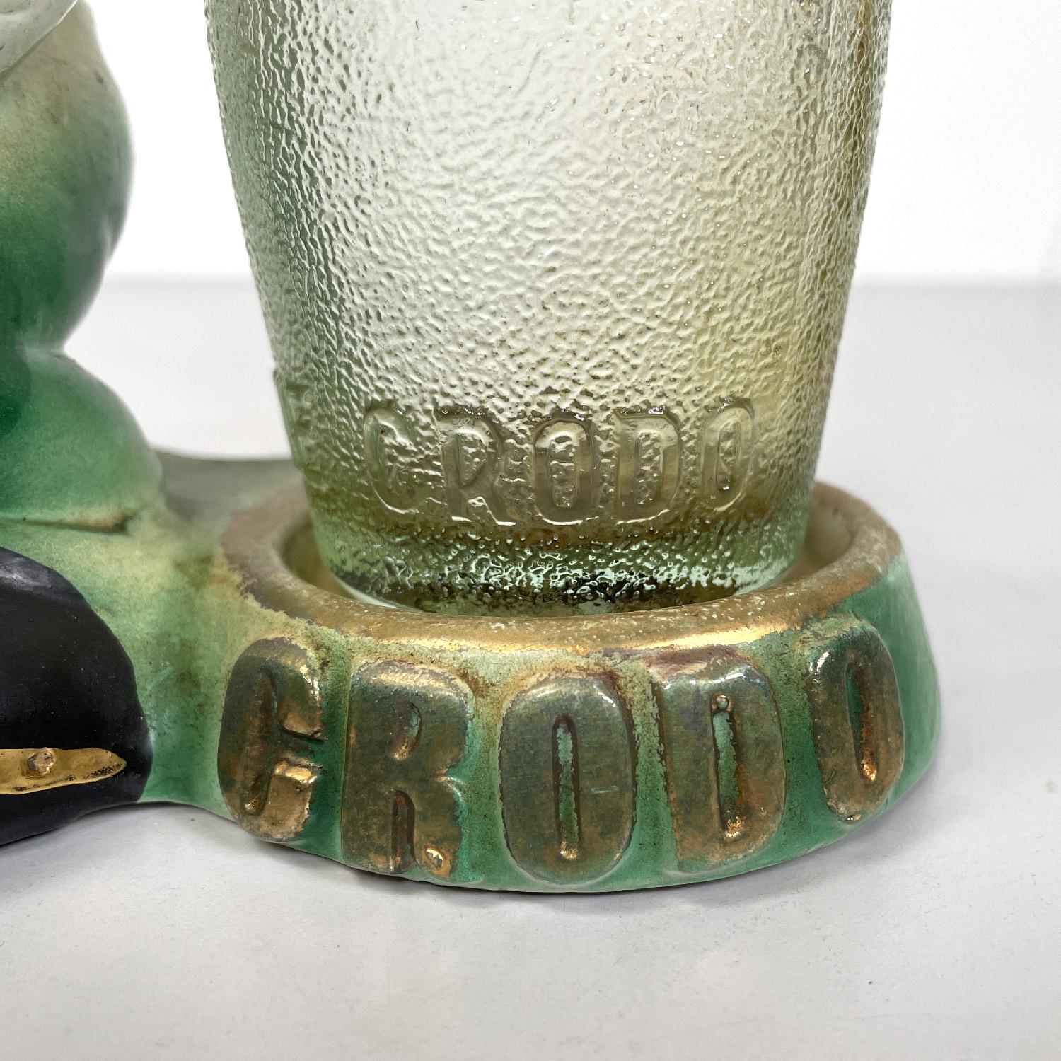 Italian mid-century modern Crodo advertising sculpture with glass bottle, 1960s For Sale 3