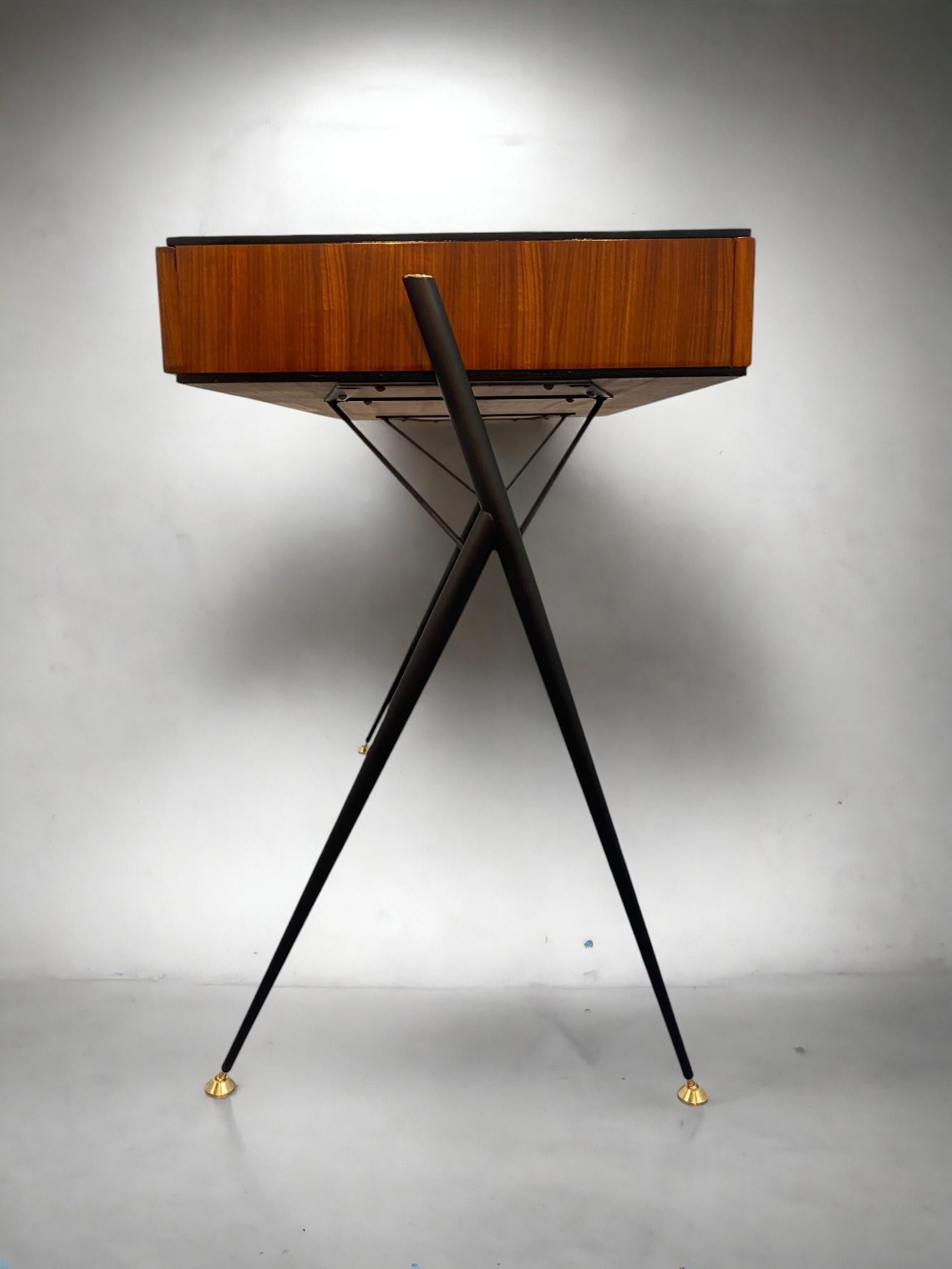 Italian Mid century Modern Desk Table designed by Silvio Cavatorta in 1950s 11
