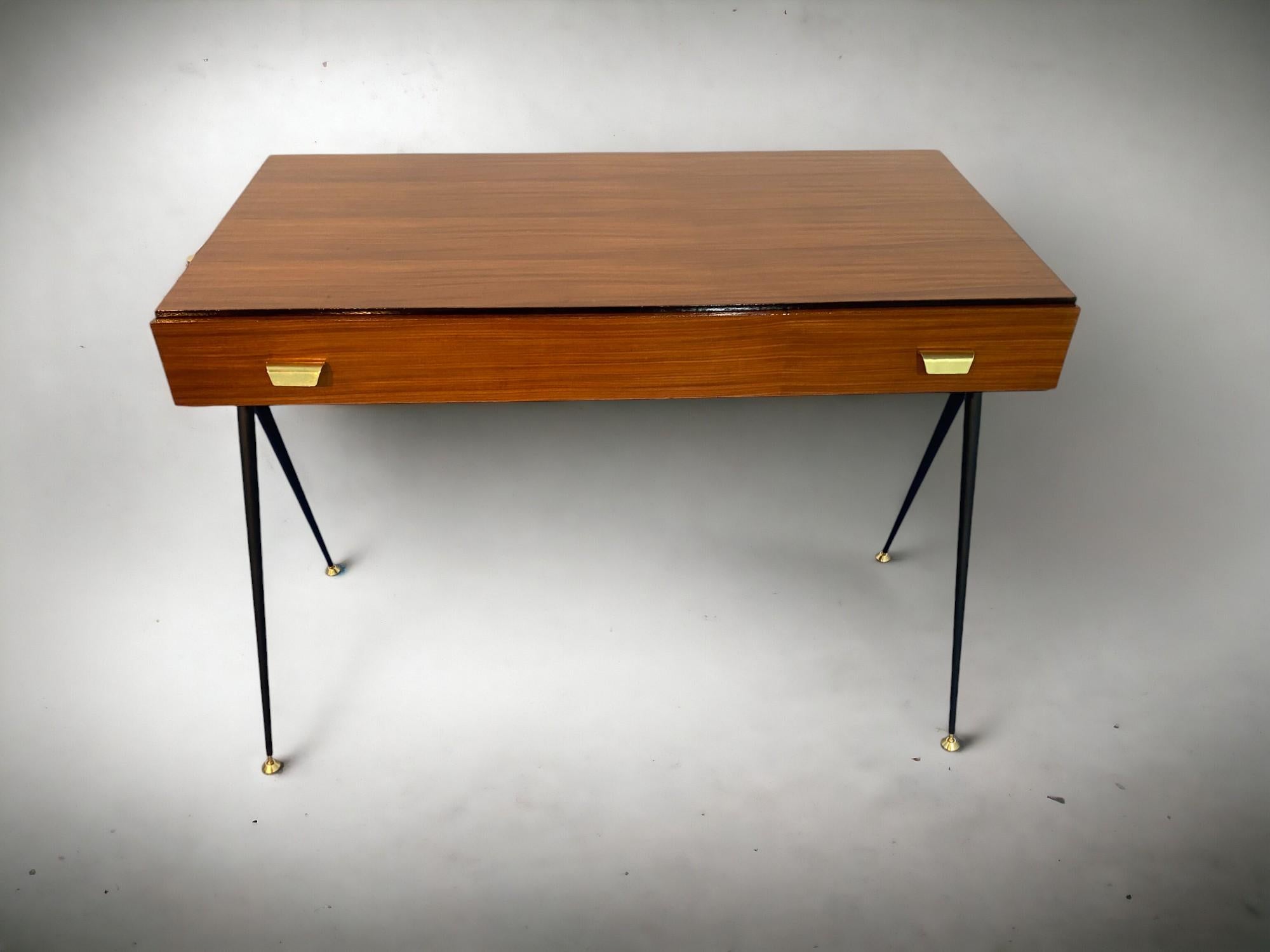 Italian Mid century Modern Desk Table designed by Silvio Cavatorta in 1950s 2