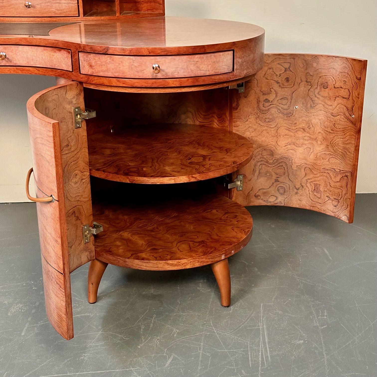 Italian Mid-Century Modern Desk / Vanity / Table by Maurice Villency, Deco Style 1