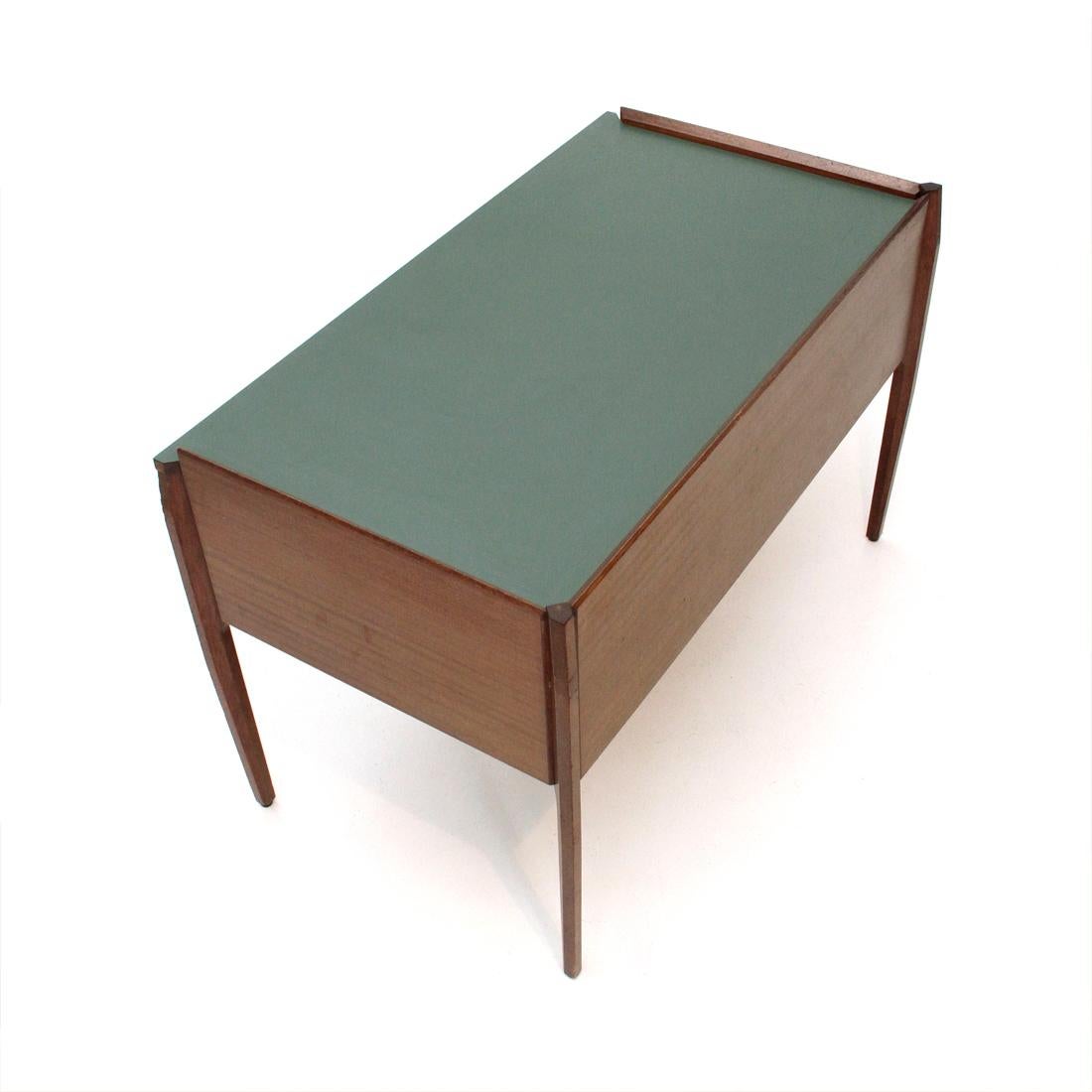 Italian Mid-Century Modern Desk with Formica Top, 1960s In Good Condition In Savona, IT