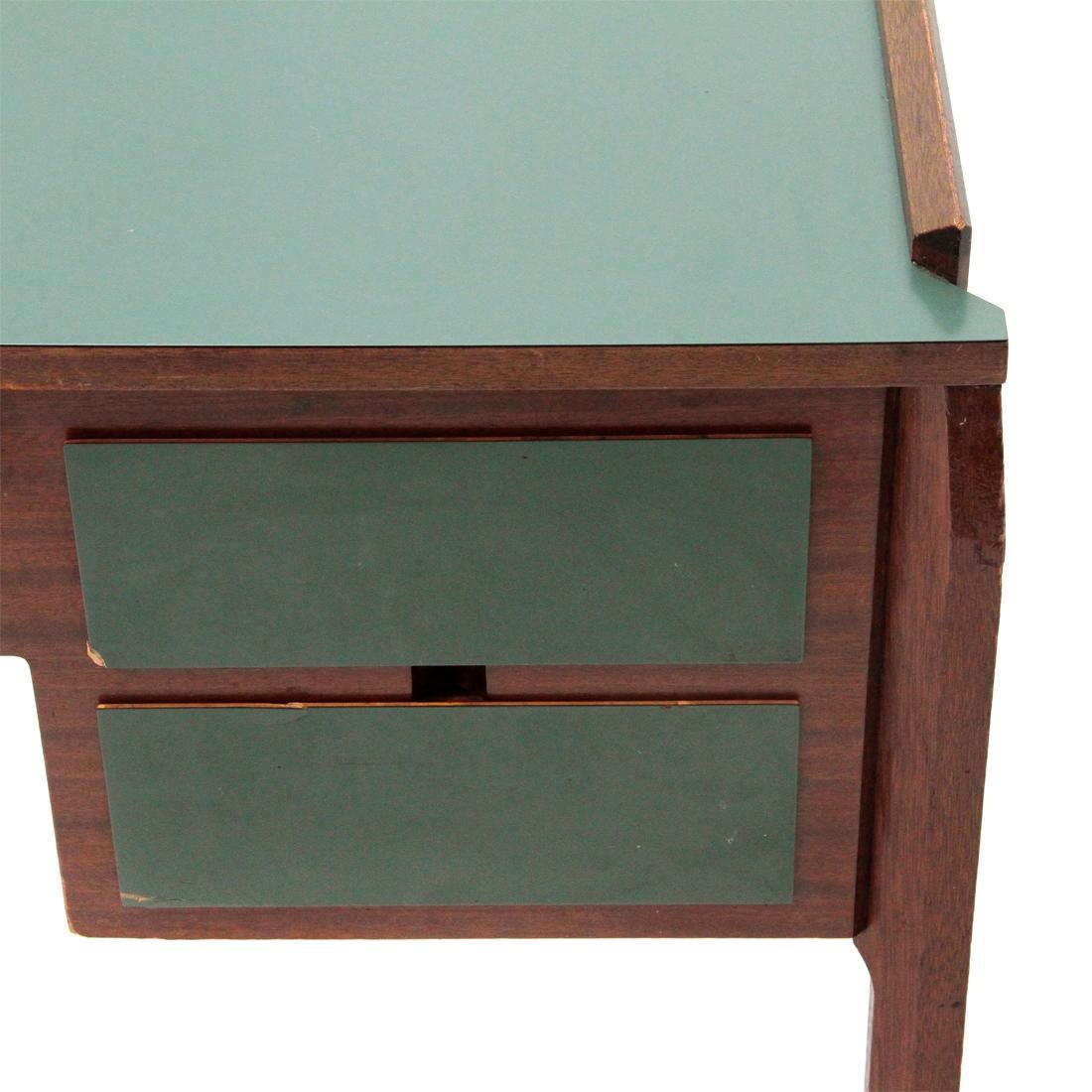 Italian Mid-Century Modern Desk with Formica Top, 1960s 1