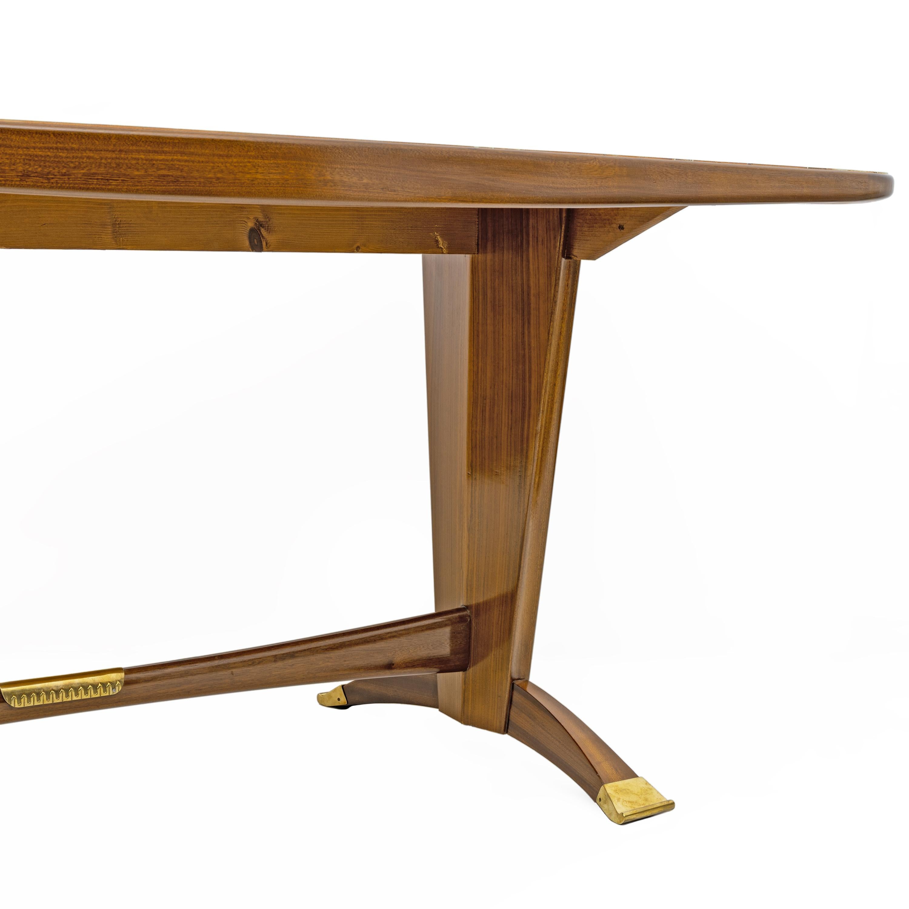 Italian Mid-Century Modern Dining Table Attributed to Paolo Buffa, 1950s in vendita 2