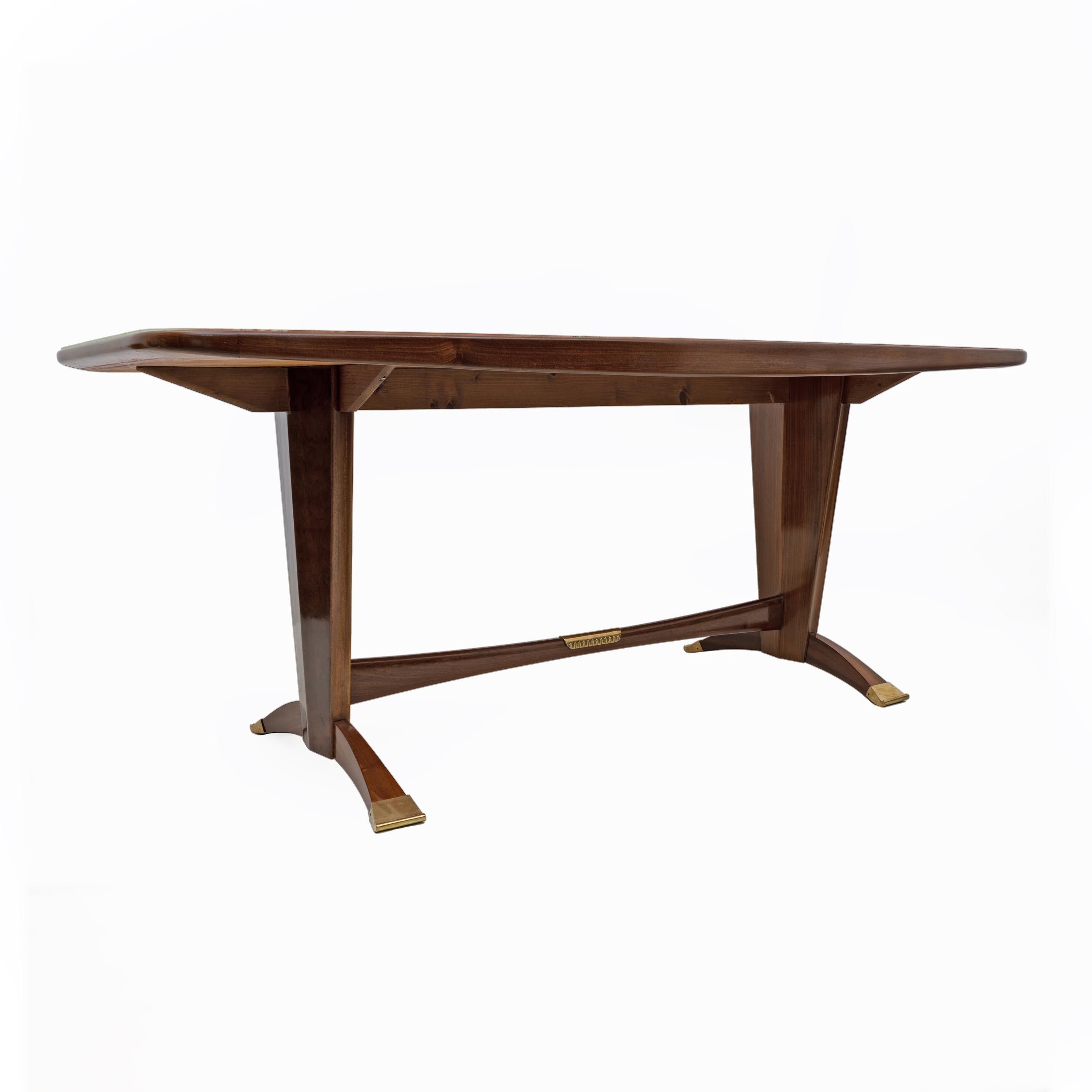 Italian Mid-Century Modern Dining Table Attributed to Paolo Buffa, 1950s in vendita 3