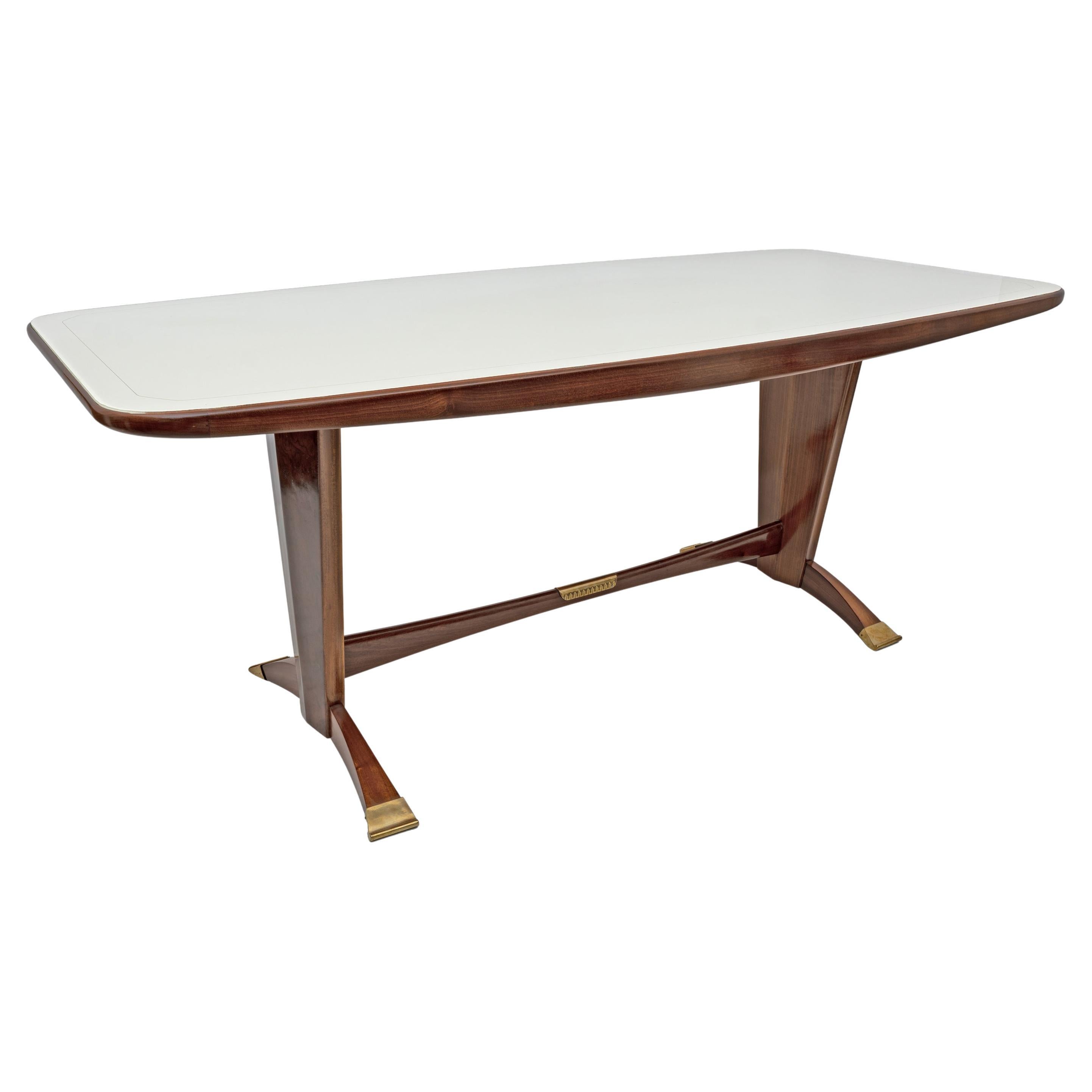 Italian Mid-Century Modern Dining Table Attributed to Paolo Buffa, 1950s in vendita
