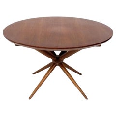 Tavolo da pranzo italiano del Mid Century Modern con 4-8 posti a sedere, rifinito con un colore a tua scelta