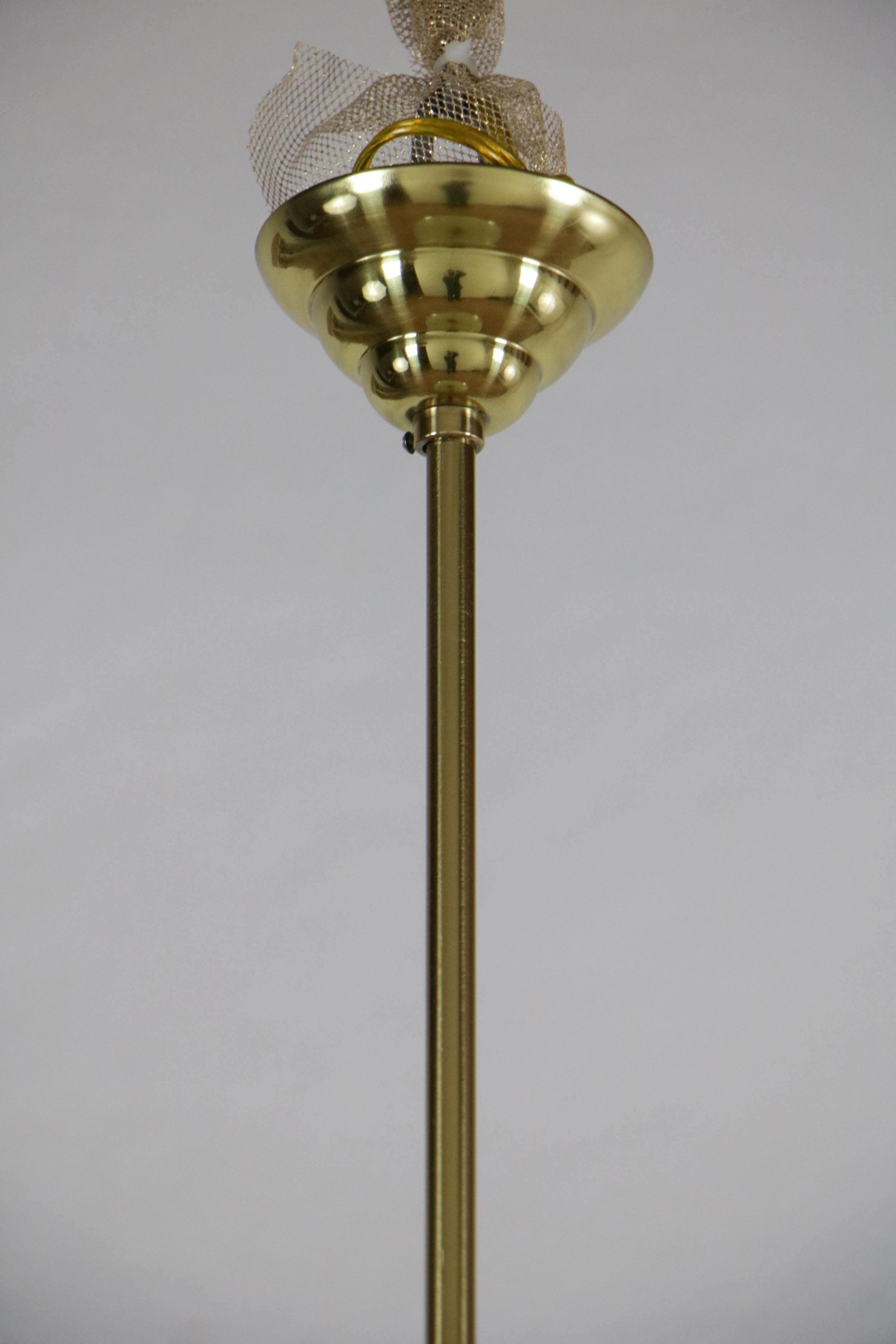 Italian Mid-Century Modern Disc Chandelier or Pendant Lamp, 1950s For Sale 5