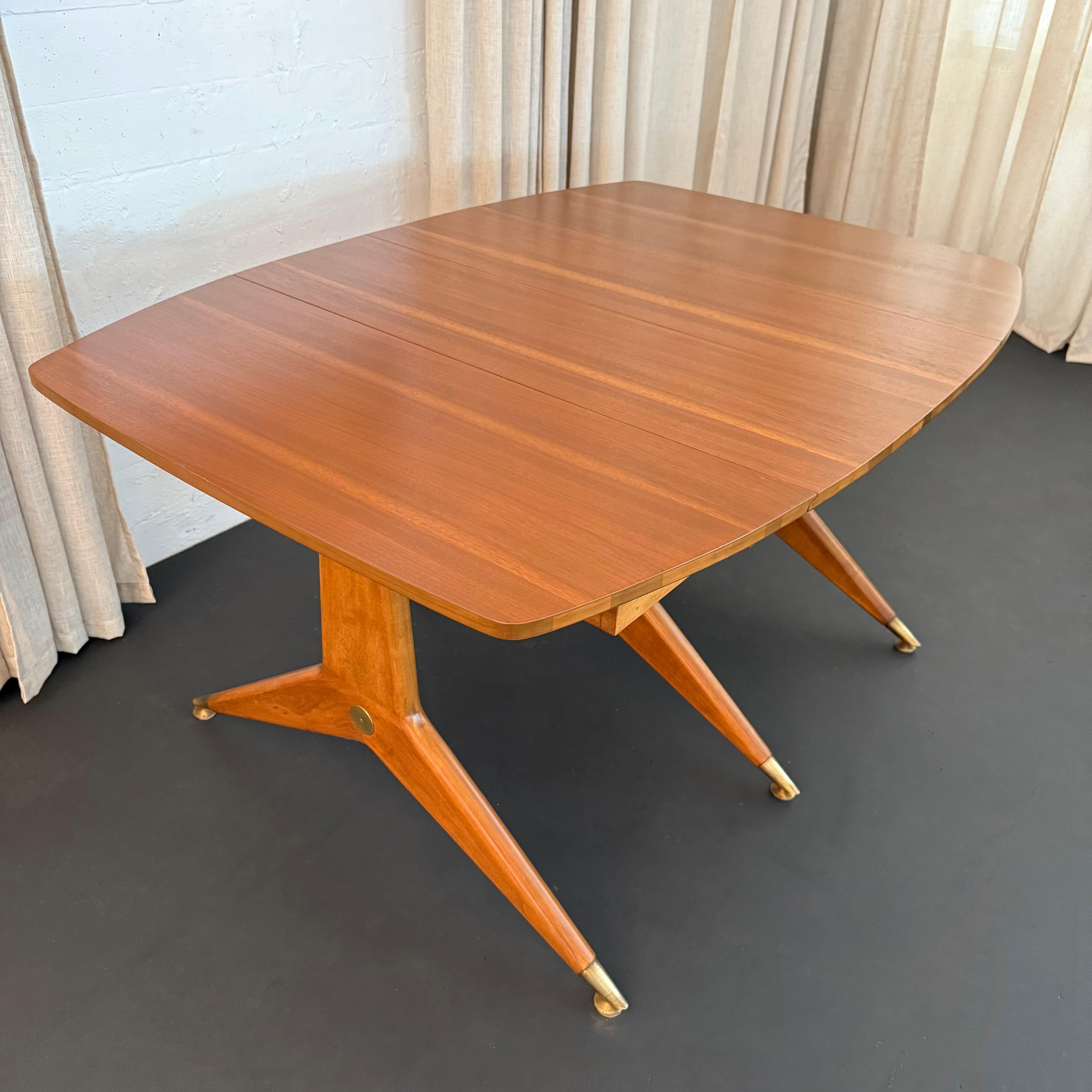 Mesa de Comedor Italiana de Mitad de Siglo al Estilo de Gio Ponti en venta 2