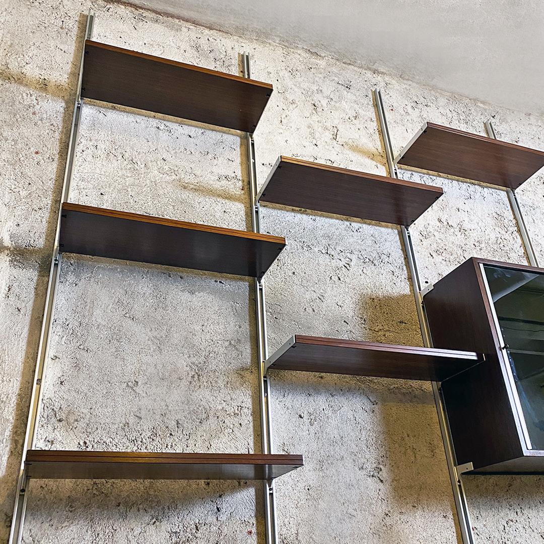 Italian Mid-Century Modern E22 Wall Bookcase by Osvaldo Borsani for Tecno, 1960s 3