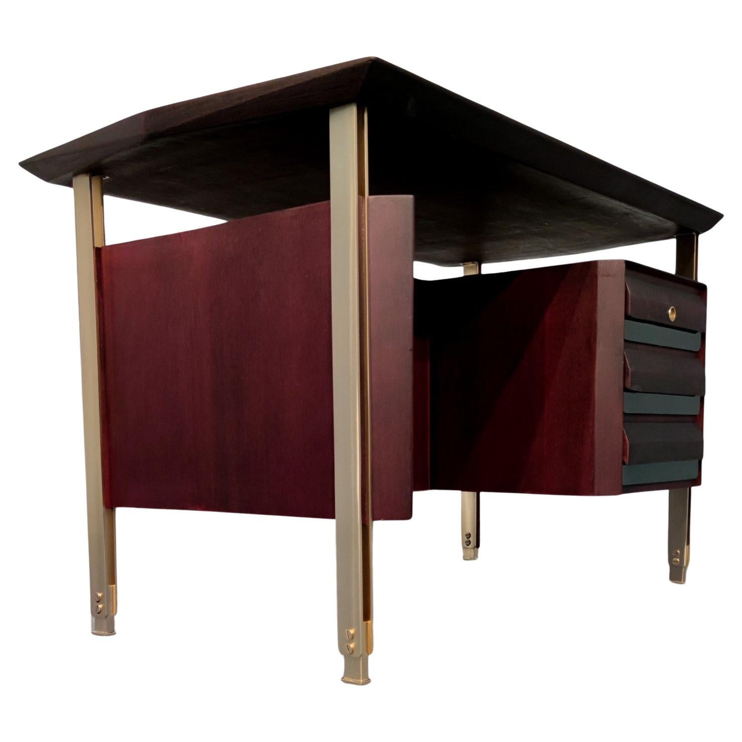 Bureau de direction italien moderne du milieu du siècle dernier par Vittorio Dassi, années 1960 Bon état - En vente à Traversetolo, IT