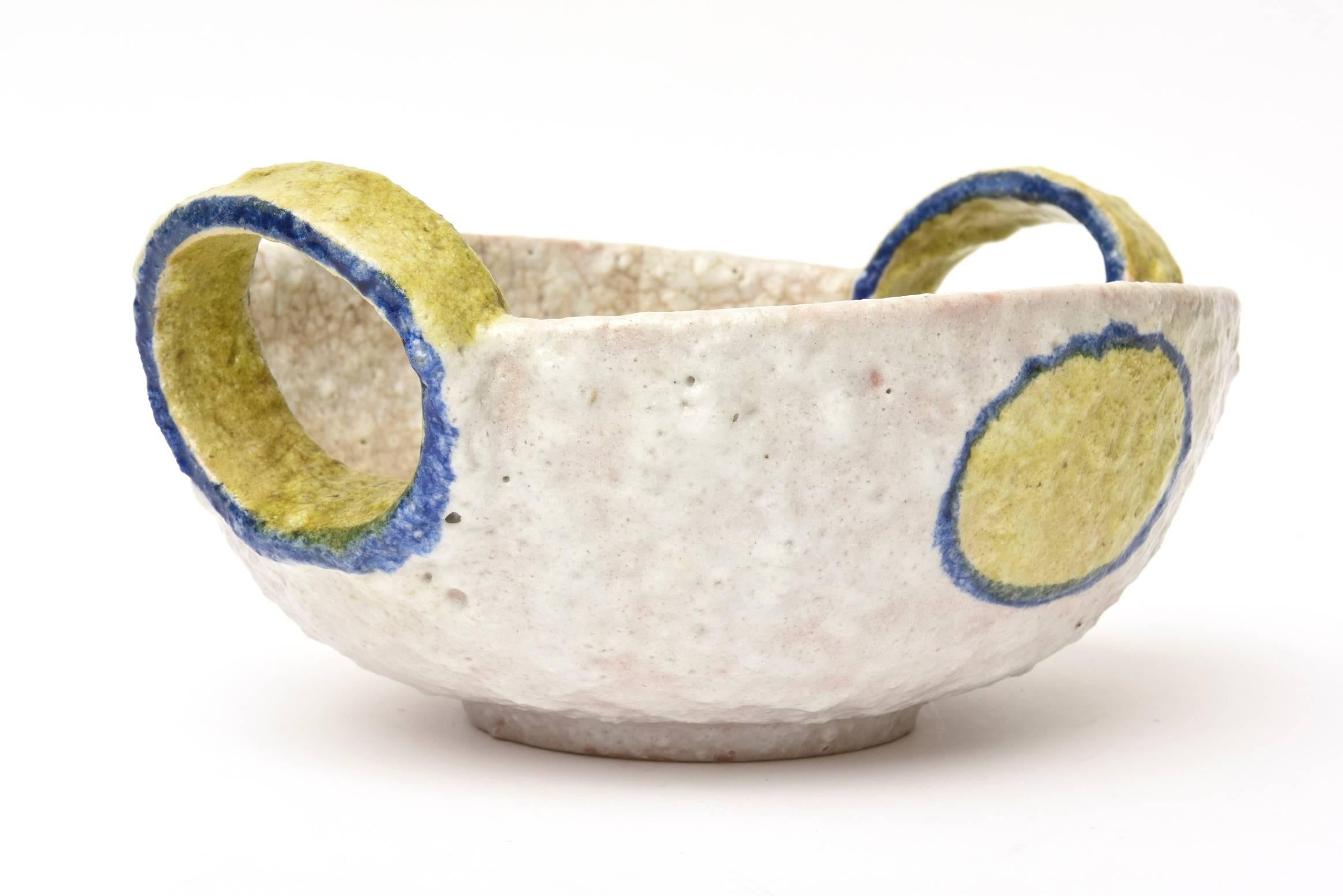 Italian Mid-Century Modern Fantoni for Raymor Ceramic Bowl 6