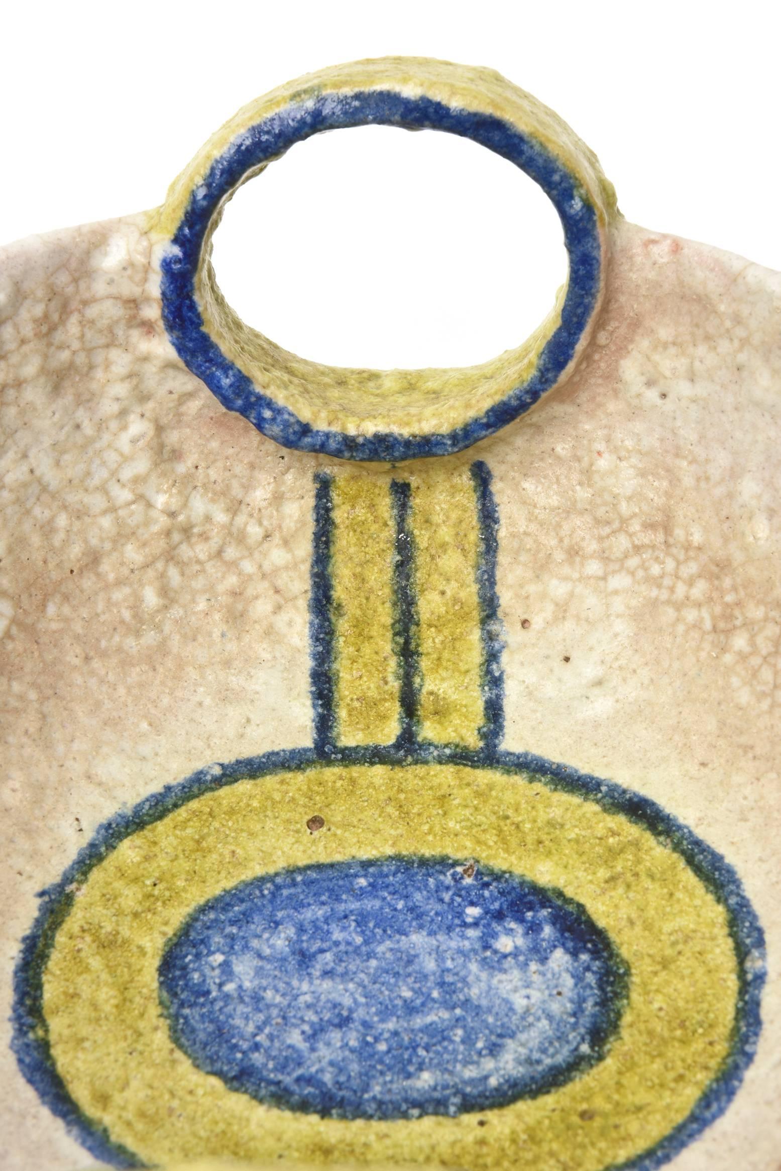 Italian Mid-Century Modern Fantoni for Raymor Ceramic Bowl 1