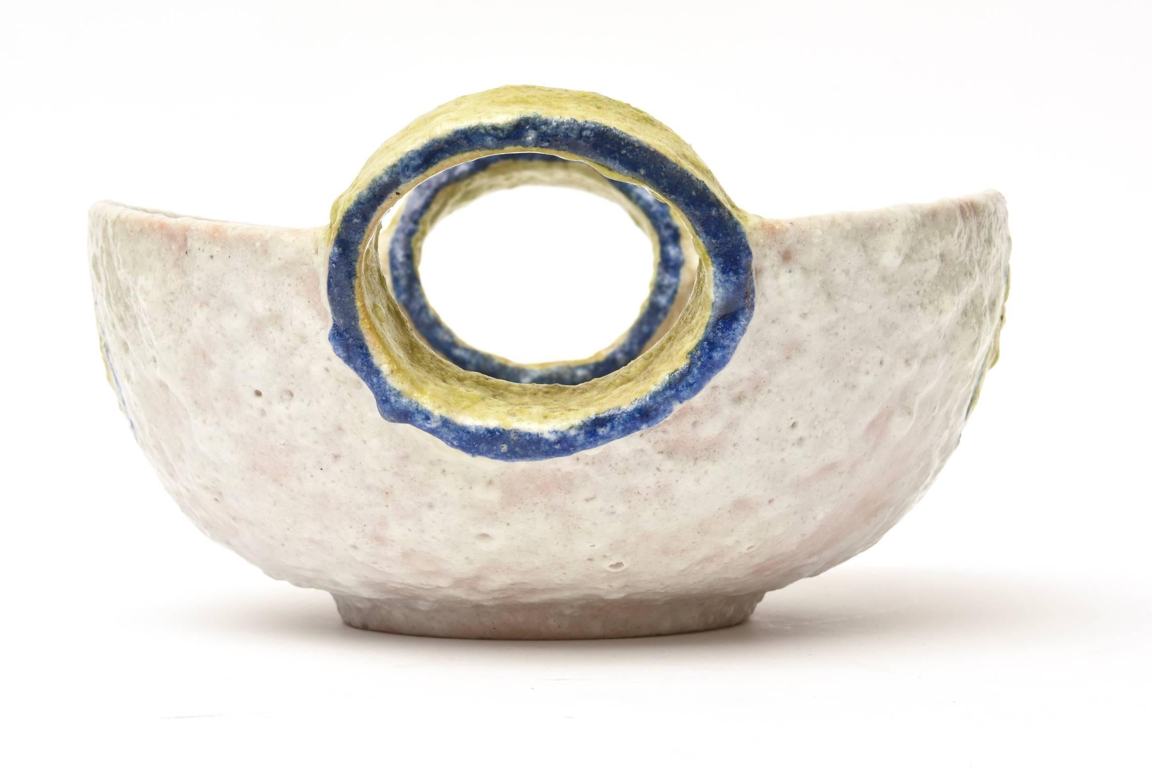 Italian Mid-Century Modern Fantoni for Raymor Ceramic Bowl 3