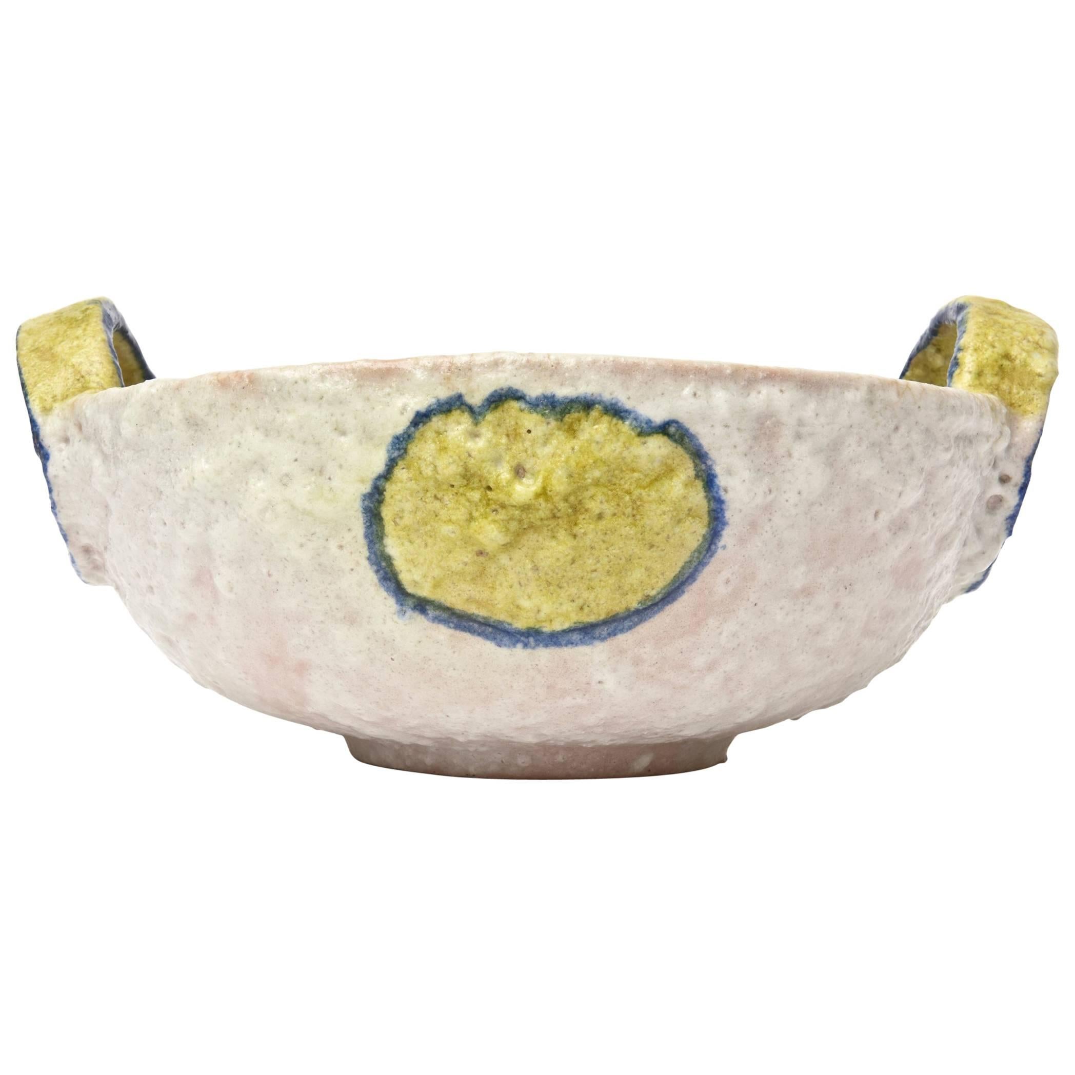 Italian Mid-Century Modern Fantoni for Raymor Ceramic Bowl