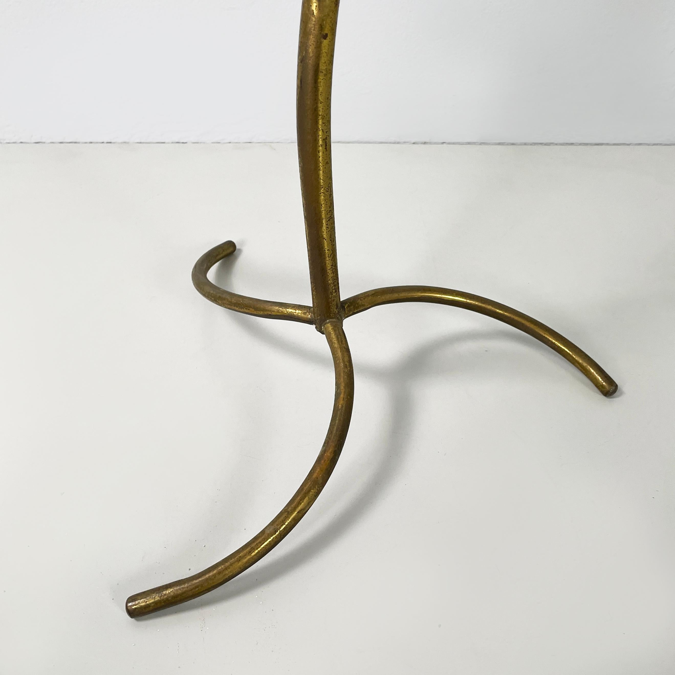 Italian mid-century modern Floor hanger or hat rack in brass rod, 1950s For Sale 11