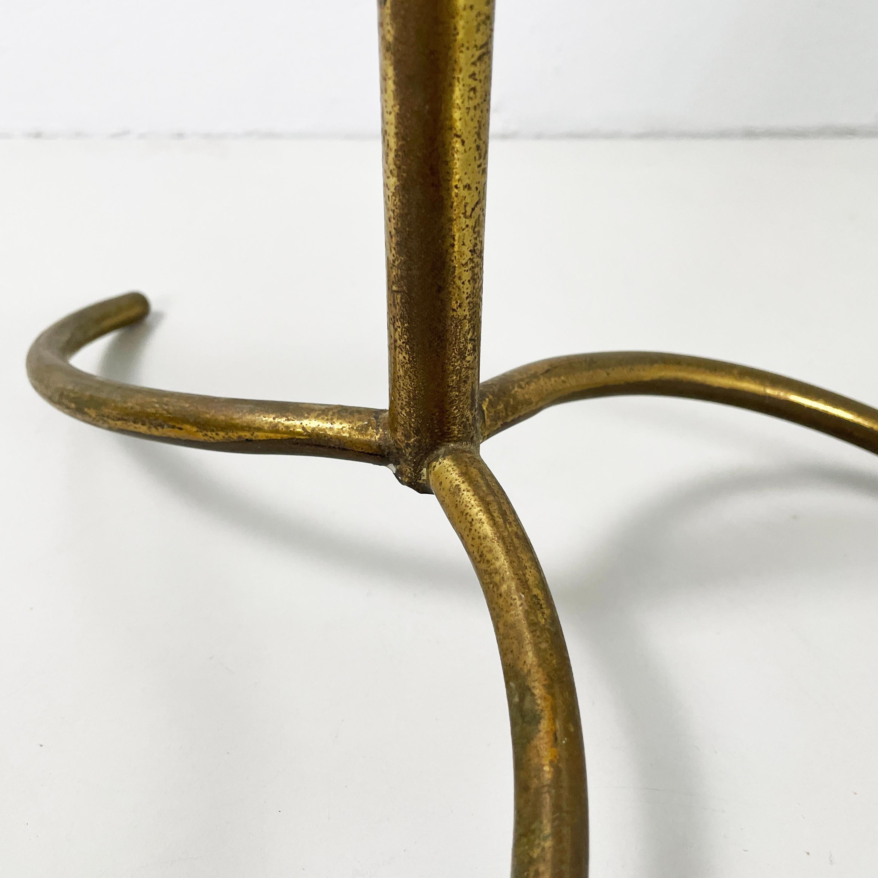 Italian mid-century modern Floor hanger or hat rack in brass rod, 1950s For Sale 12