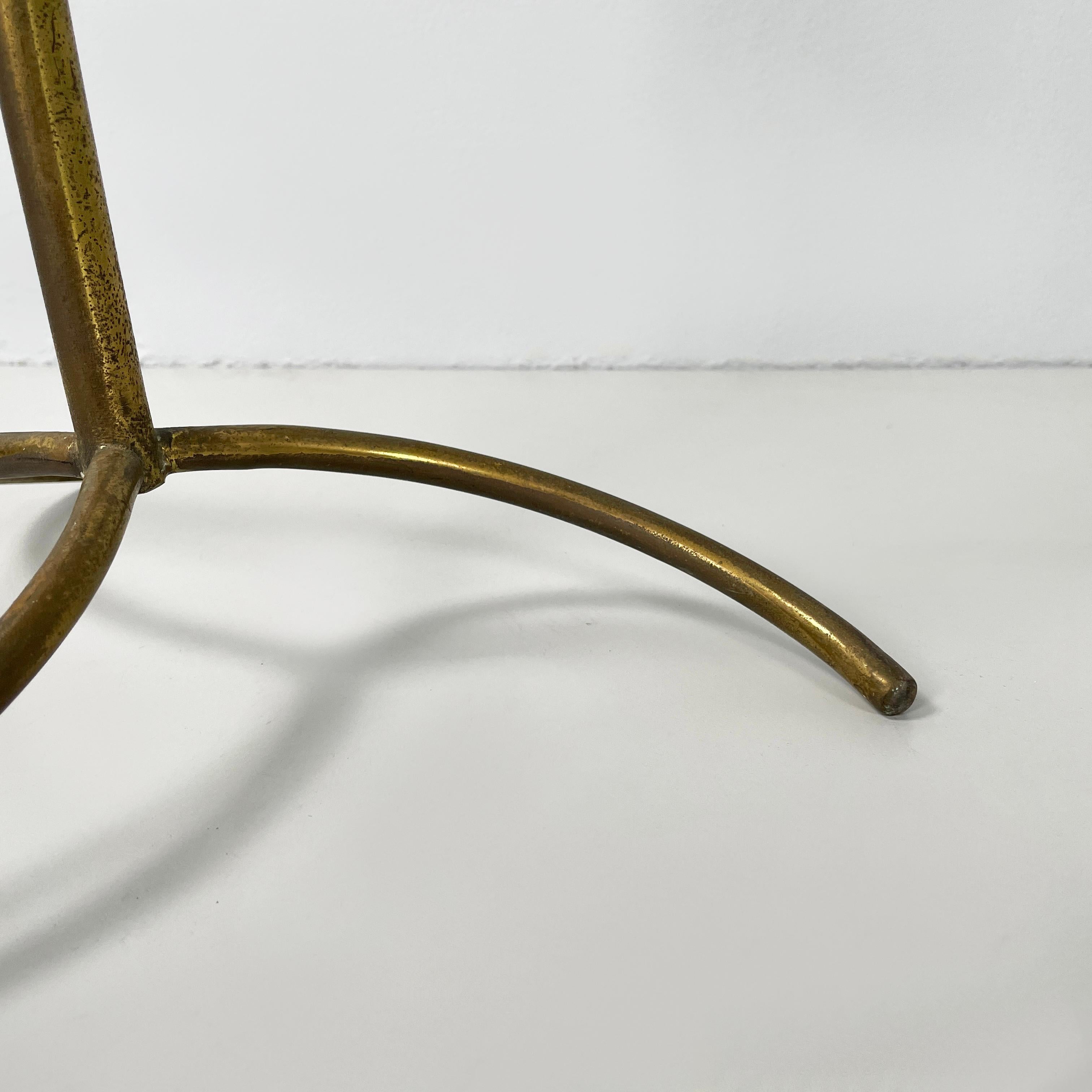Italian mid-century modern Floor hanger or hat rack in brass rod, 1950s For Sale 13