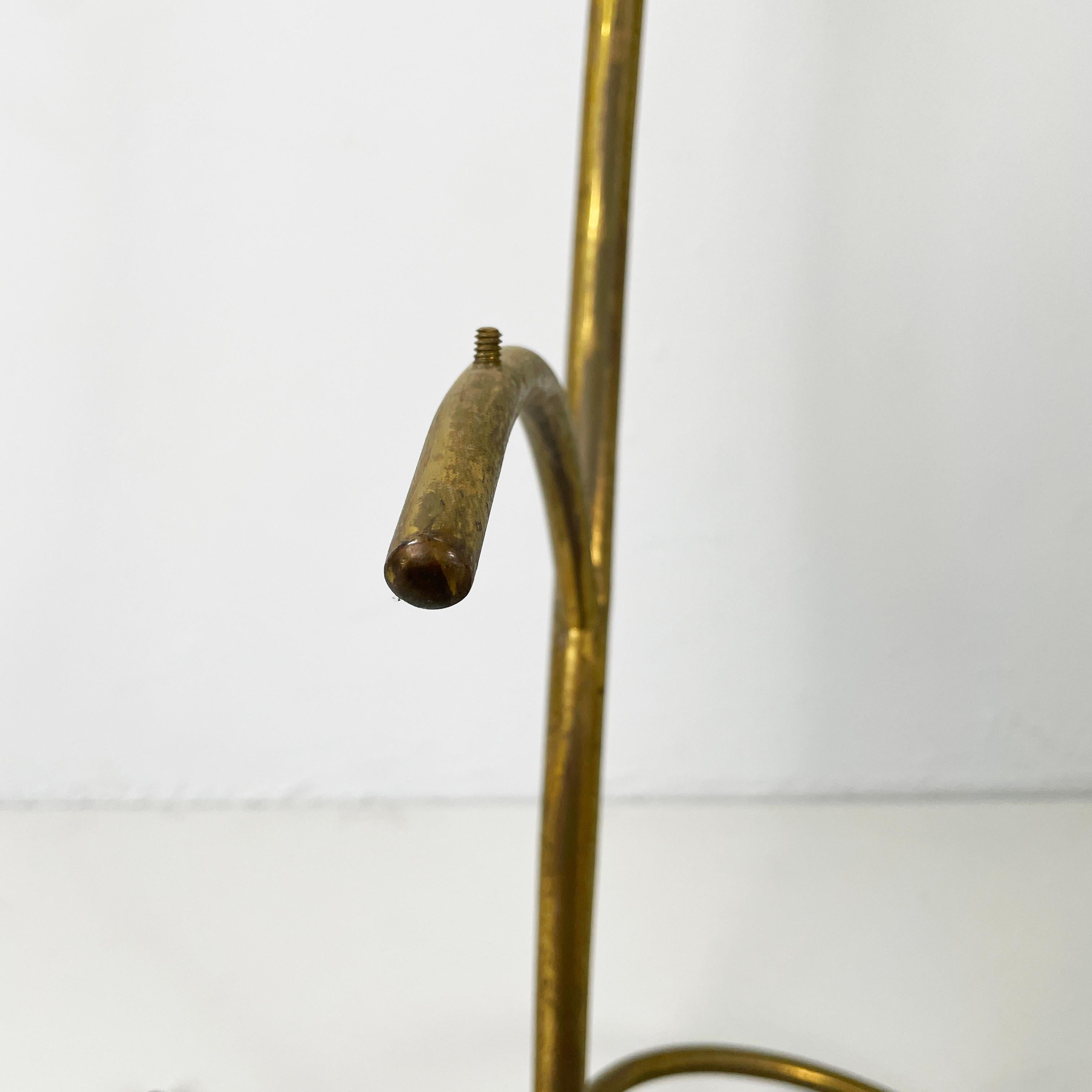 Italian mid-century modern Floor hanger or hat rack in brass rod, 1950s For Sale 3