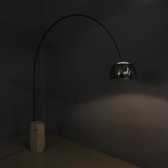 Italienische Mid-Century-Modern-Stehleuchte Arco der Gebrüder Castiglioni Flos, 1960er Jahre