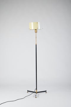 Italian Mid-Century, Modern Floor Lamp with Adjustable Height by Stilnovo, 1950s