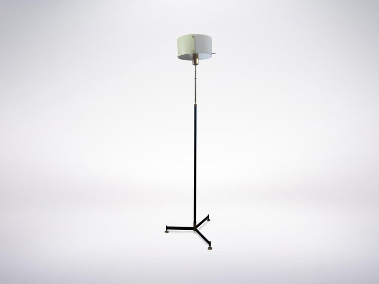 Mid-Century Modern Italian Mid-Century, Modern Floor Lamp with Adjustable Height by Stilnovo, 1950s For Sale
