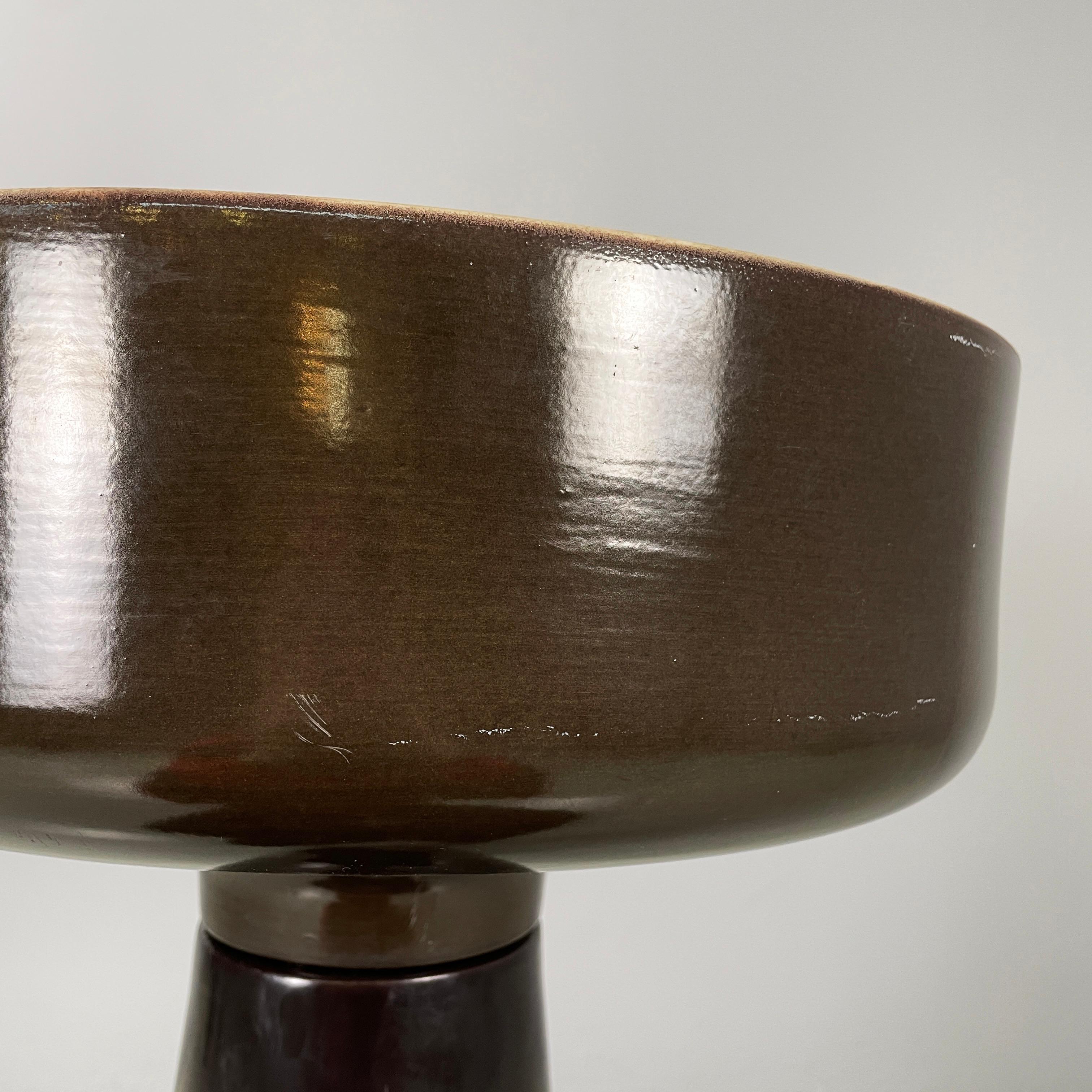 Vaso da fiori italiano di metà secolo moderno di Mangiarotti per Fratelli Brambilla anni '70 in vendita 4