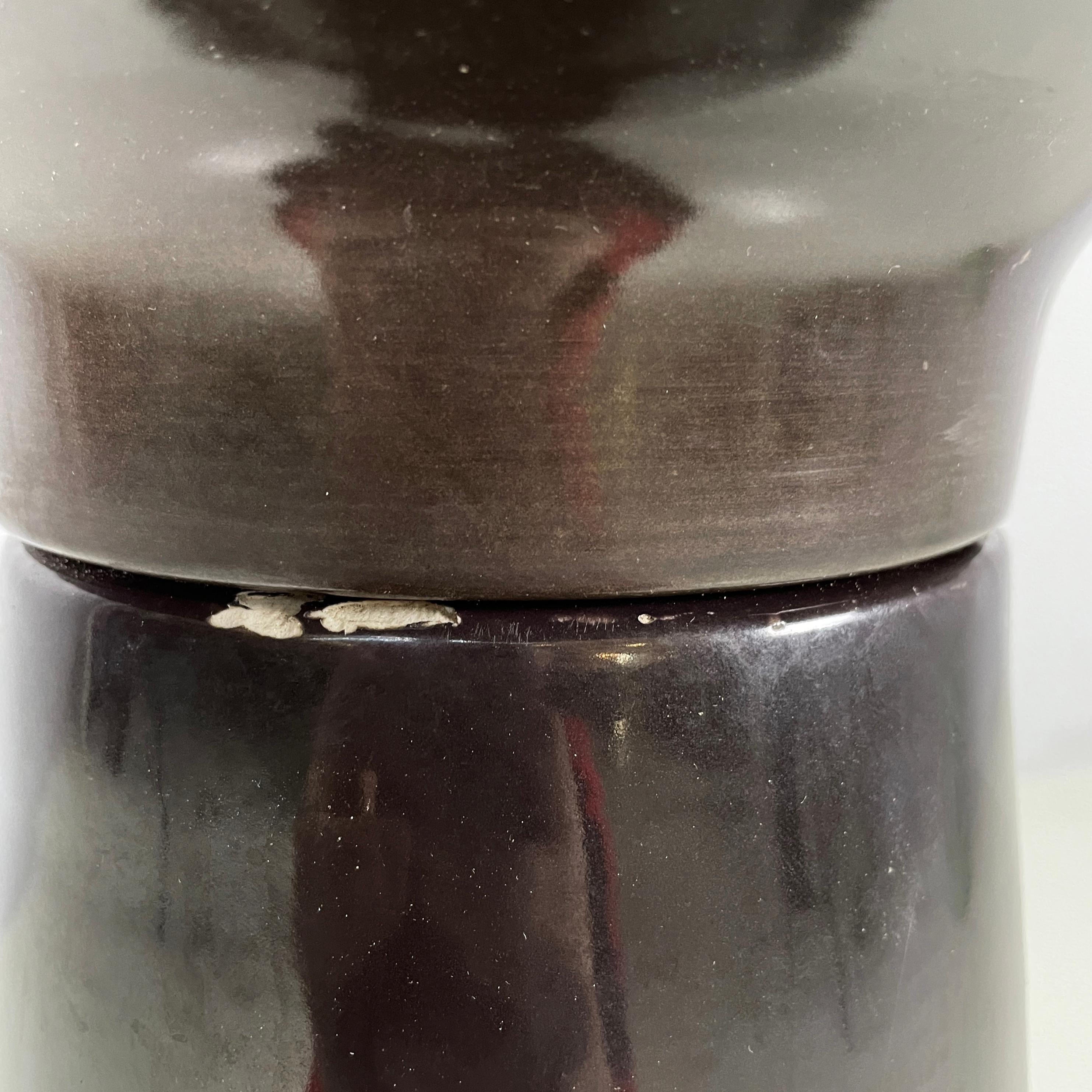 Vaso da fiori italiano di metà secolo moderno di Mangiarotti per Fratelli Brambilla anni '70 in vendita 7