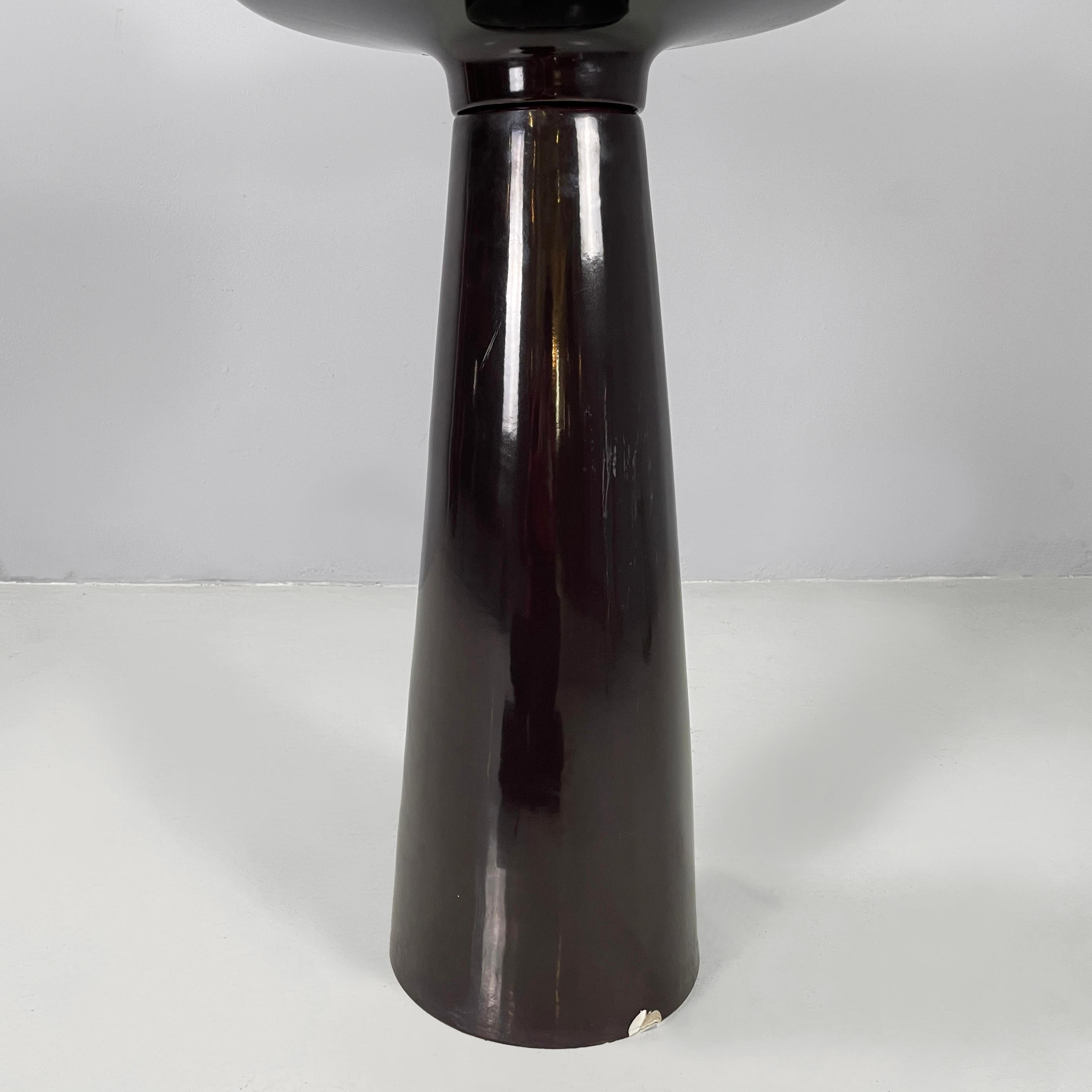 Vaso da fiori italiano di metà secolo moderno di Mangiarotti per Fratelli Brambilla anni '70 in vendita 7