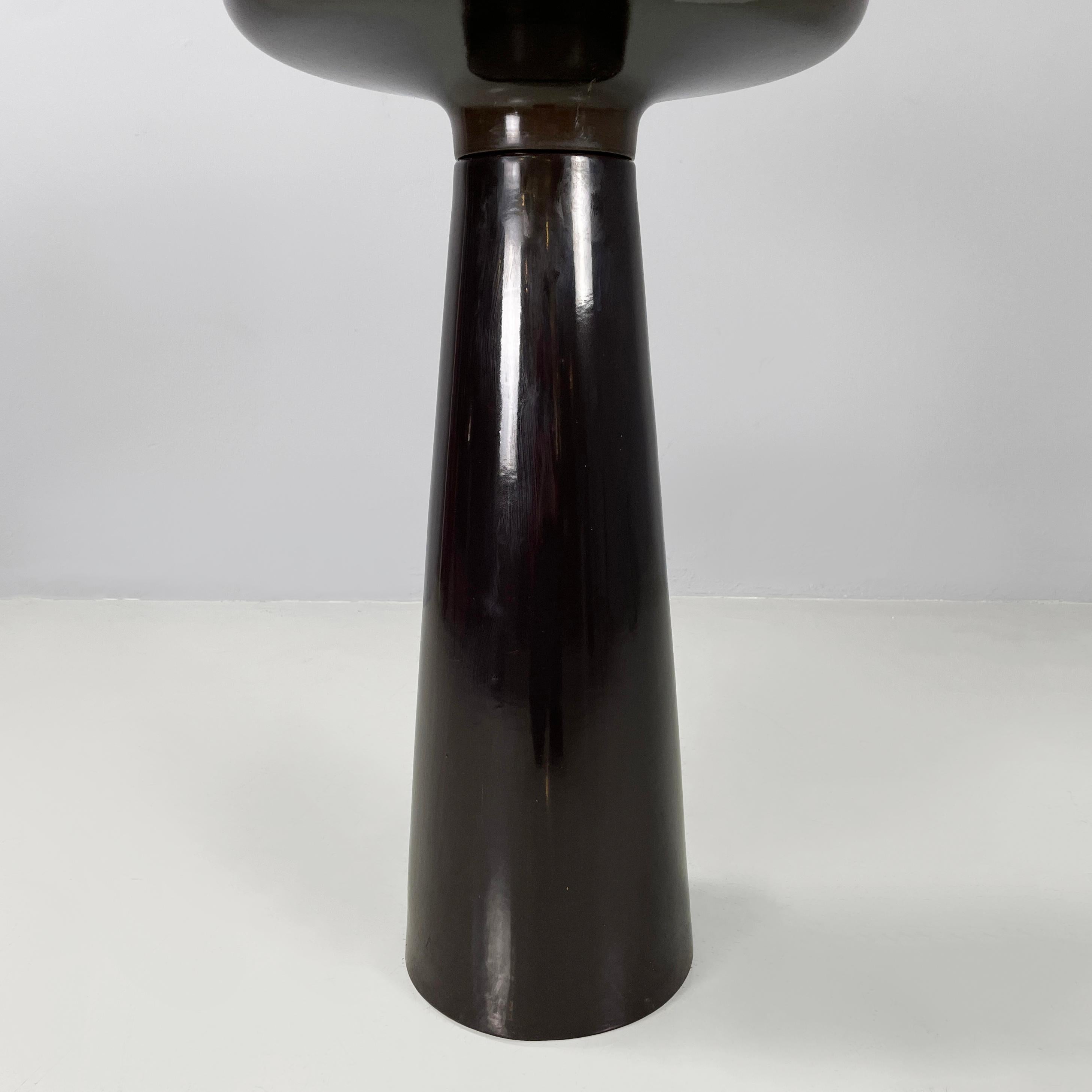 Vaso da fiori italiano di metà secolo moderno di Mangiarotti per Fratelli Brambilla anni '70 in vendita 8