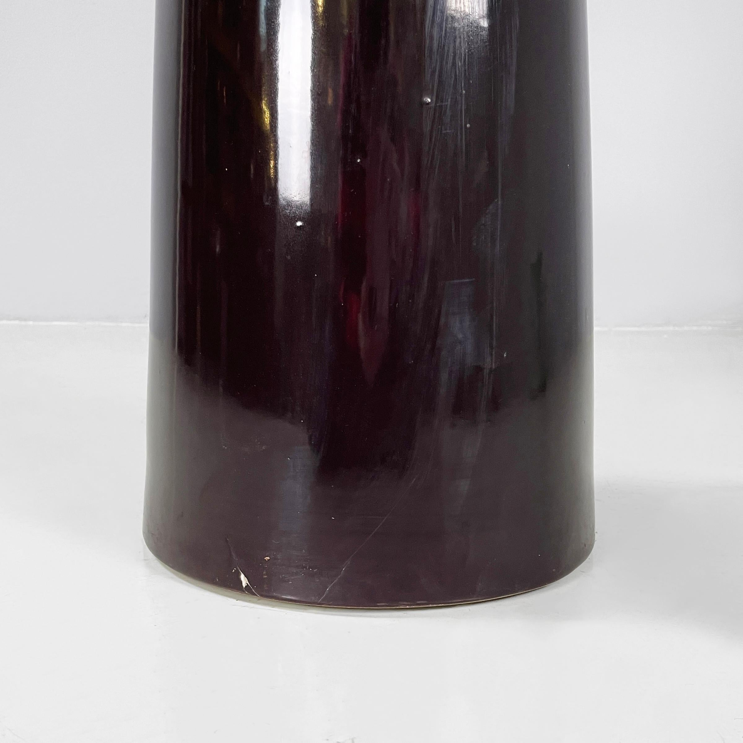 Vaso da fiori italiano di metà secolo moderno di Mangiarotti per Fratelli Brambilla anni '70 in vendita 9