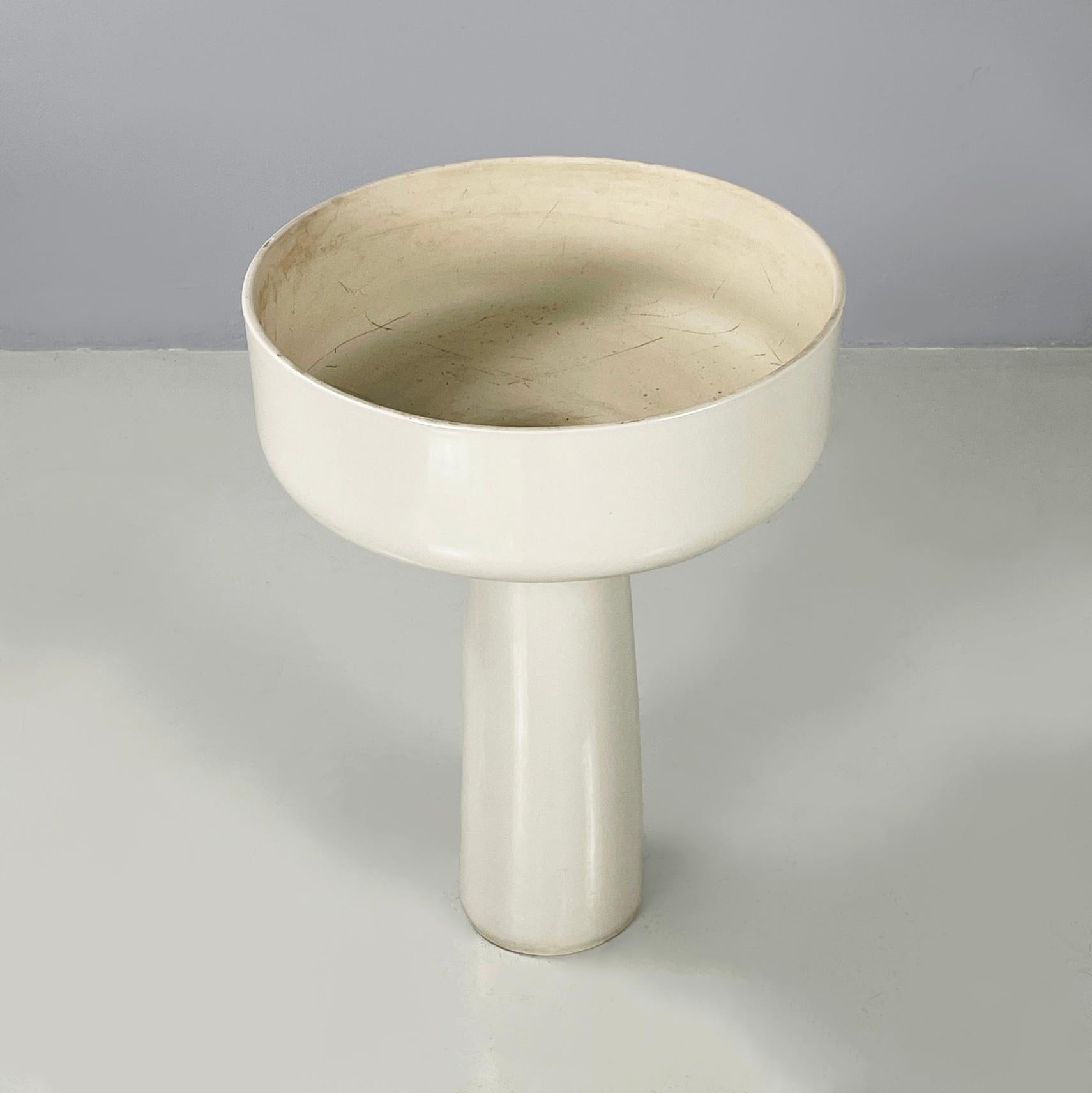 Italiano Vaso da fiori italiano di metà secolo moderno di Mangiarotti per Fratelli Brambilla anni '70 in vendita